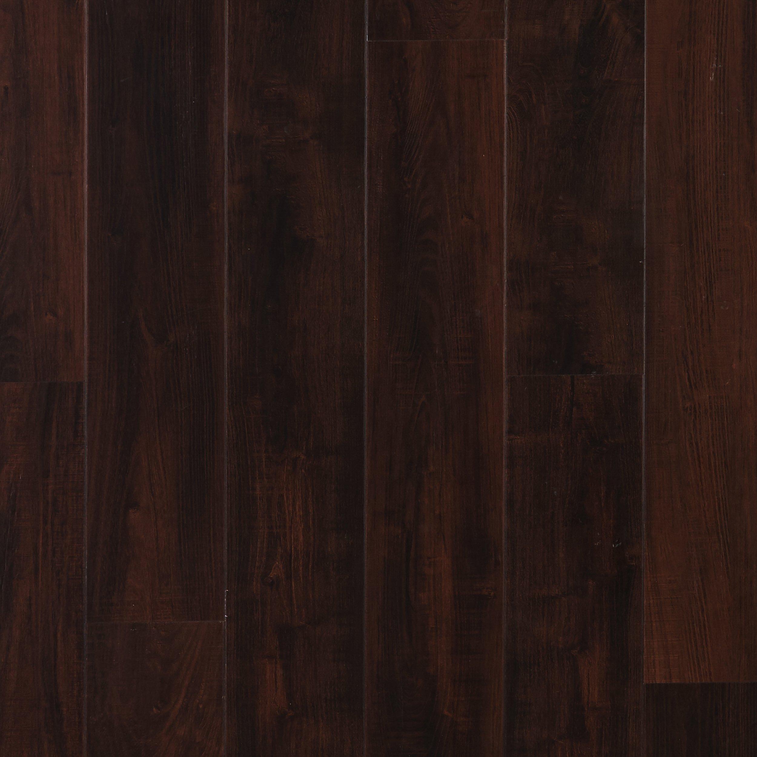 Dark Mahogany Rigid Core Luxury Vinyl Plank - Cork Back