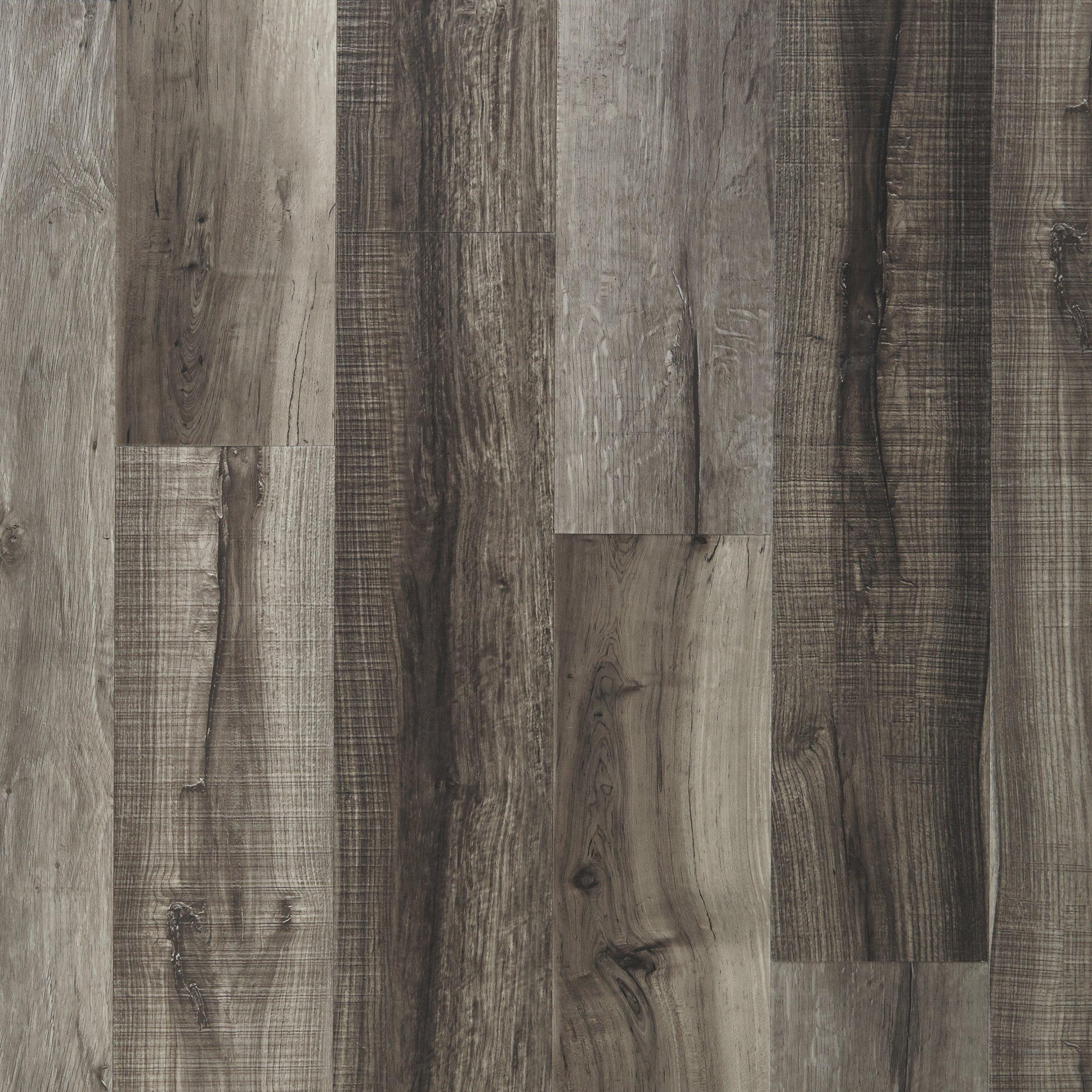 Ombre Gray Rigid Core Luxury Vinyl Plank - Cork Back