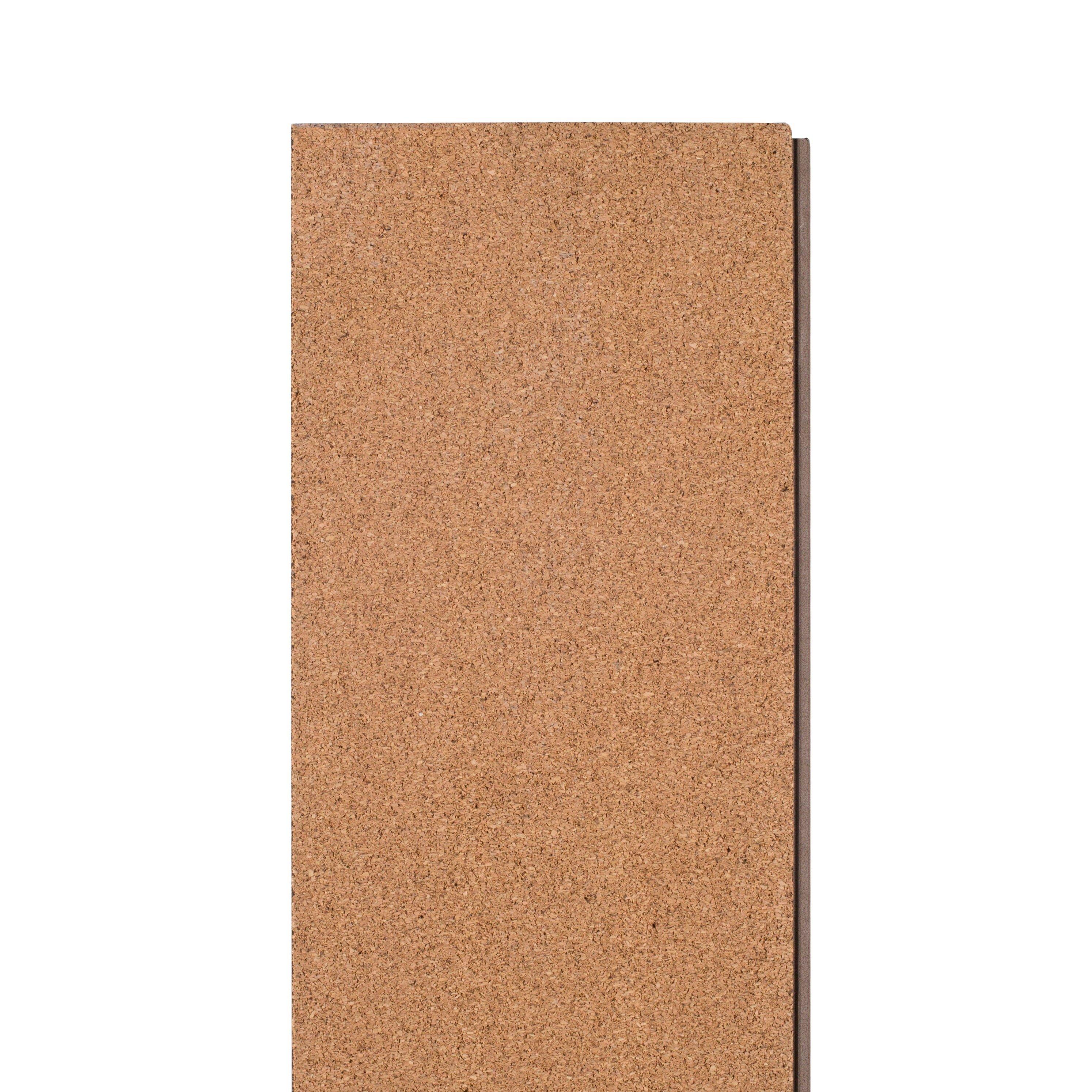 Light Gray Rigid Core Luxury Vinyl Plank - Cork Back