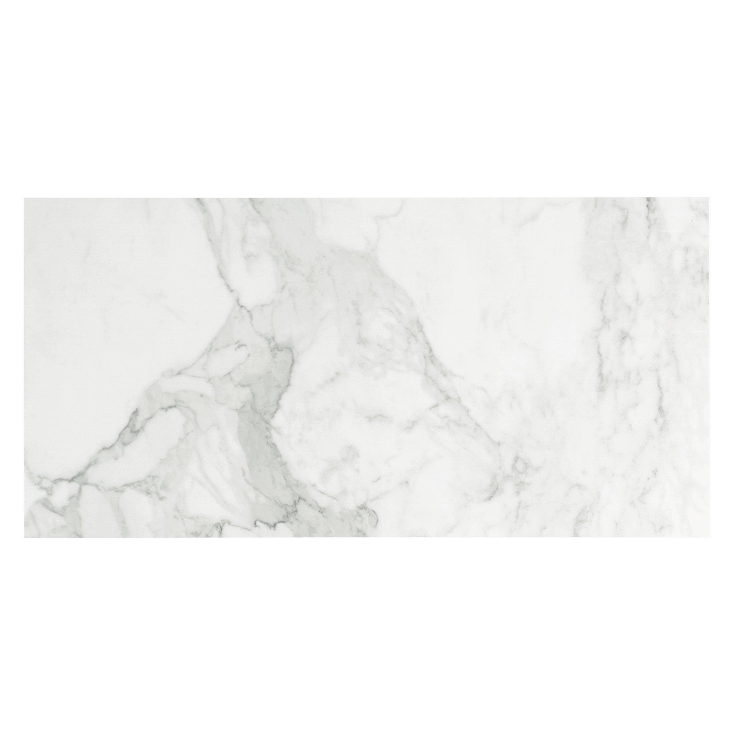 Avenza Bianco Polished Porcelain Tile Floor and Decor