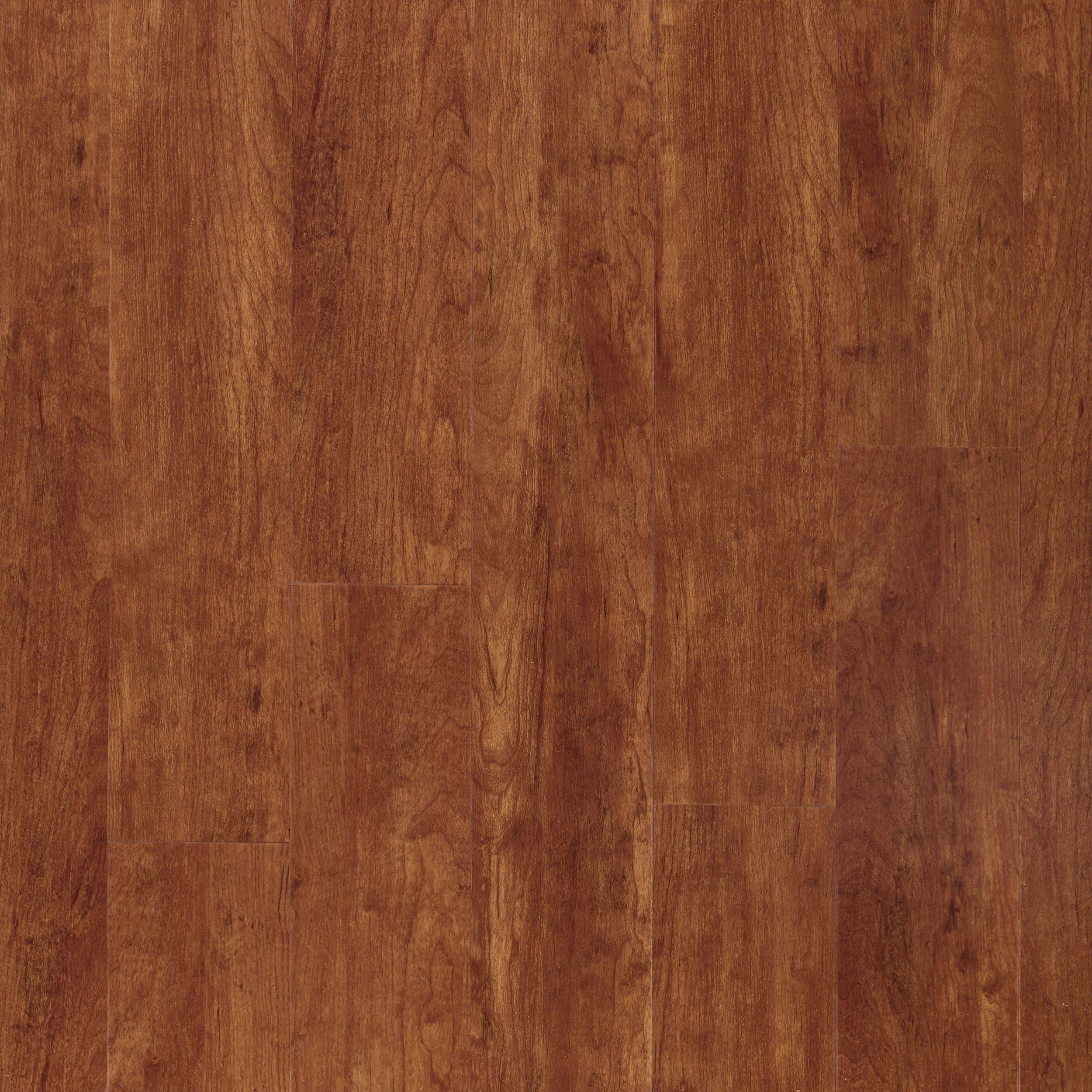 Cherry High Gloss Rigid Core Luxury Vinyl Plank - Cork Back