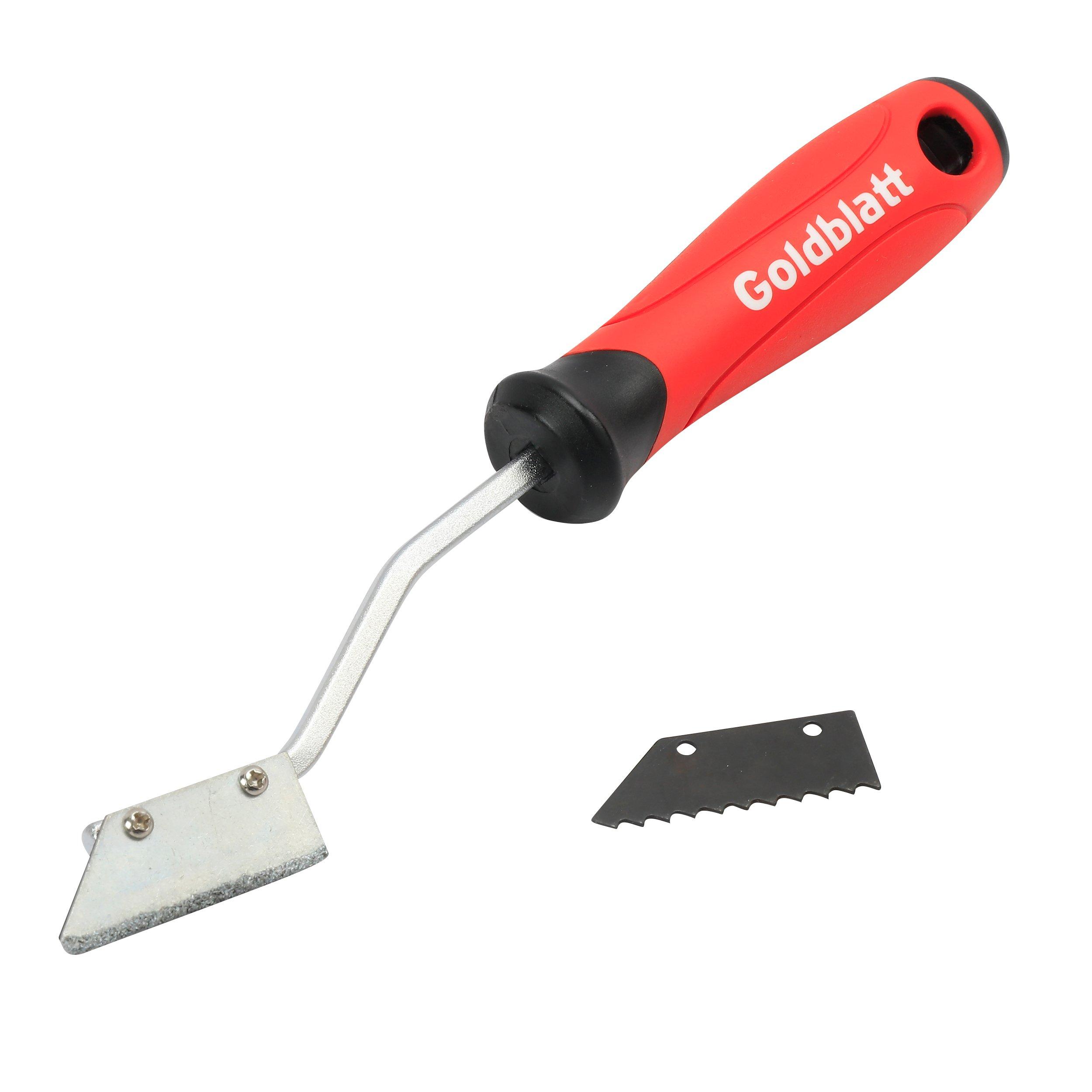 Coitak Tile Grout Saw Angled Grout Saw with 3 Pieces Extra Blades  Replacement, Grout Removal Tool for Tile Cleaning