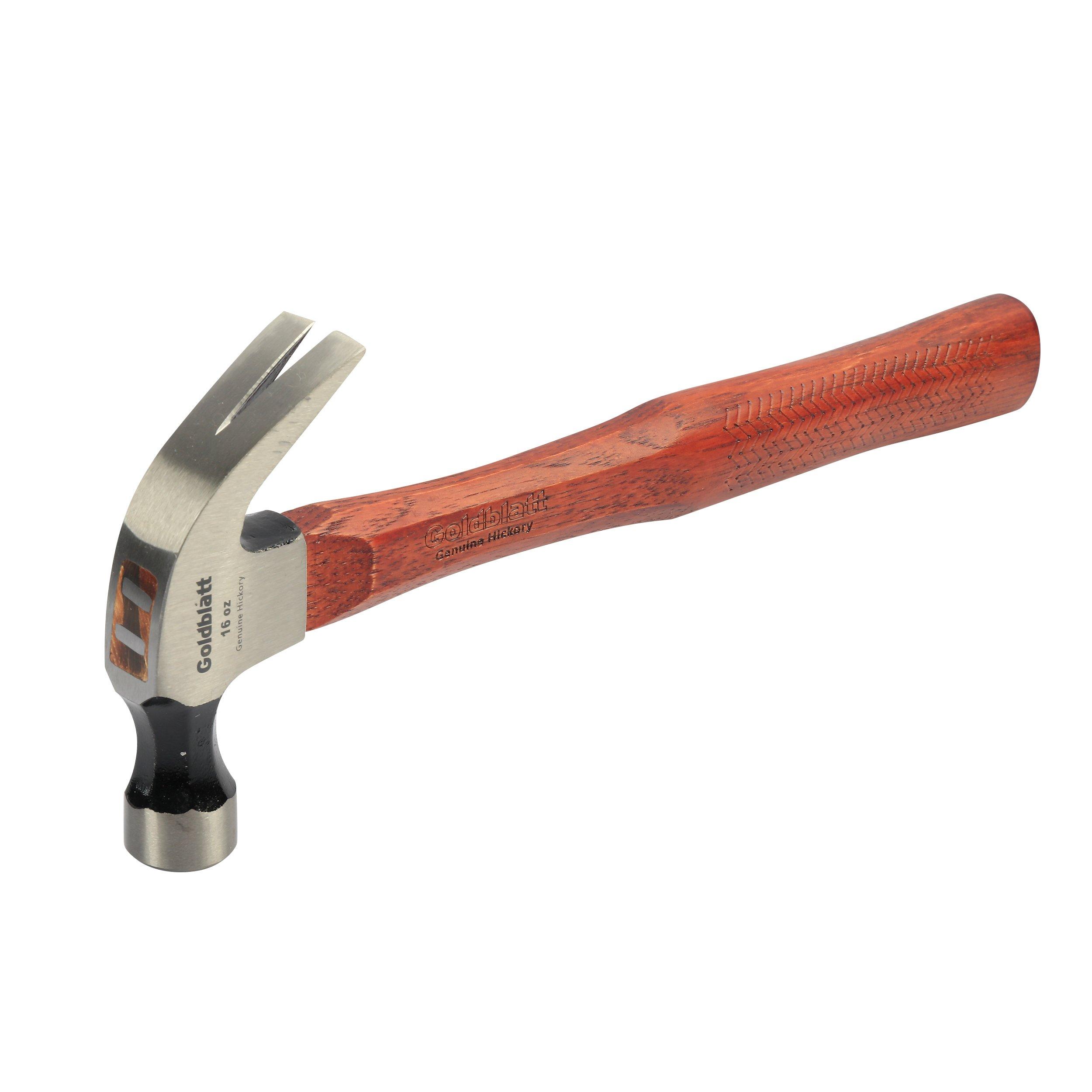 Goldblatt 20oz. Hickory Handle Claw Hammer 20 oz. 100387372 Floor