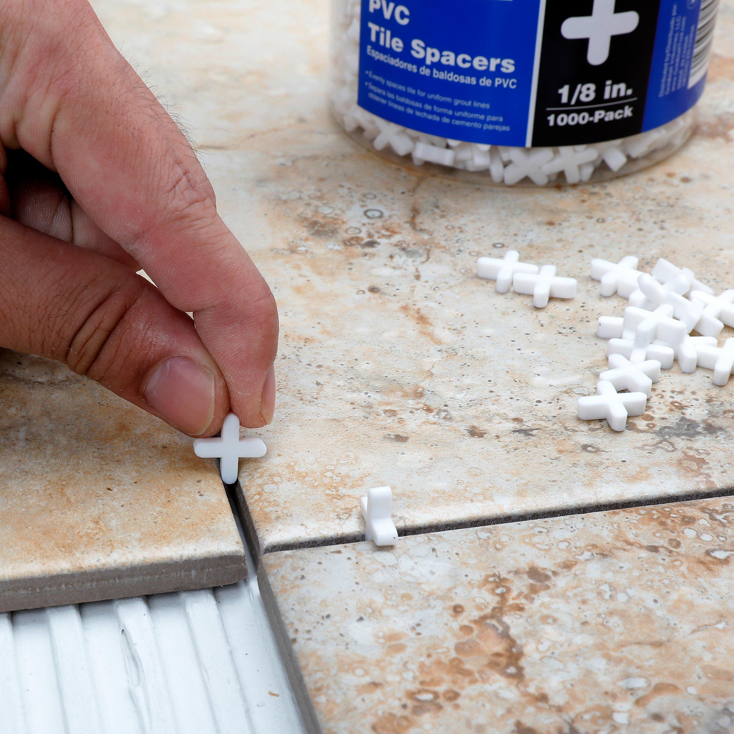 Pacesetter 1/8in. Rubber Tile Spacers 500ct. 1/8 in. 100387646