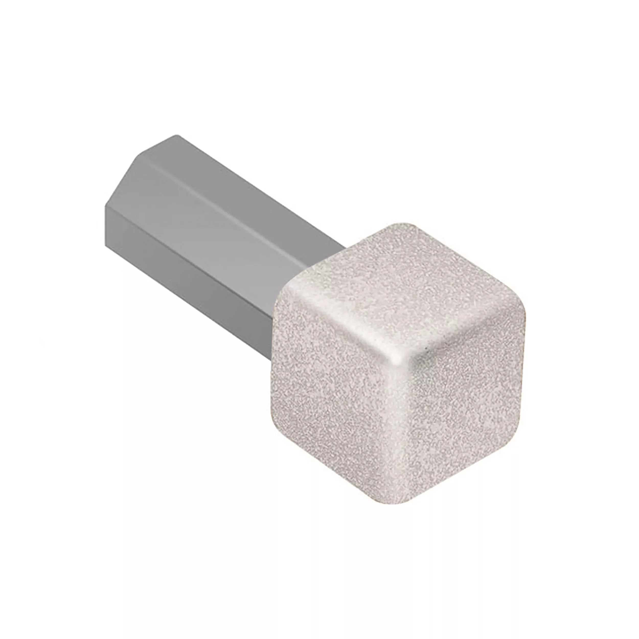 Schluter Quadec In/Out Corner 1/4in. Aluminum Greige