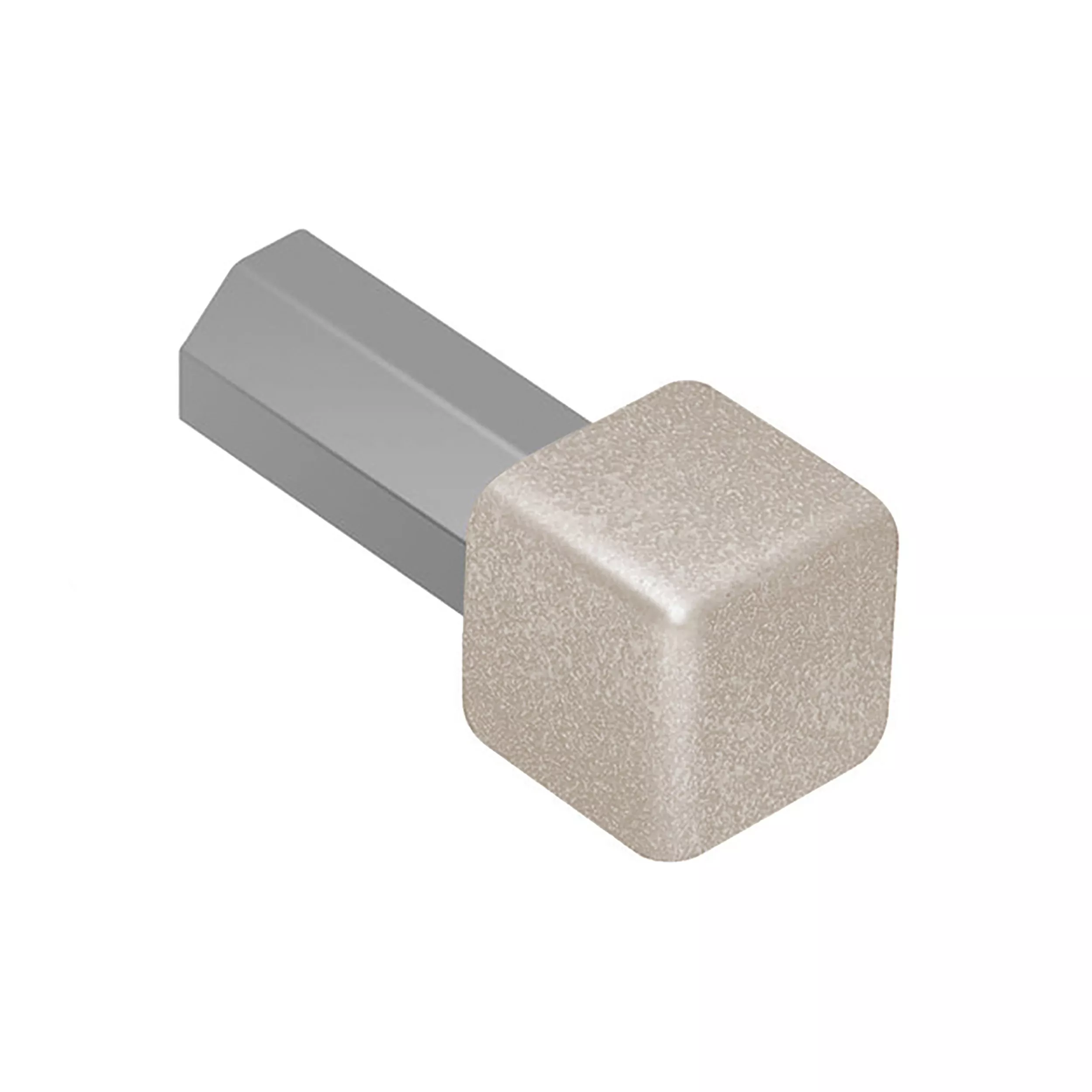 Schluter Quadec In/Out Corner 5/16in. Aluminum Cream