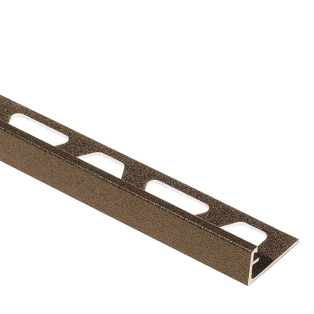 Schluter Schiene Edge Trim 1/4in. Aluminum Bronze