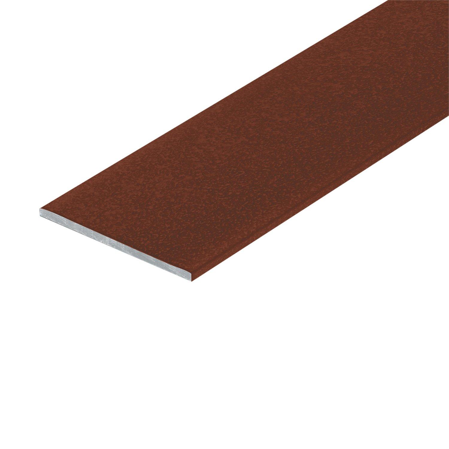 Schluter Schiene Edge Trim 7/16in. Aluminum Rustic Brown