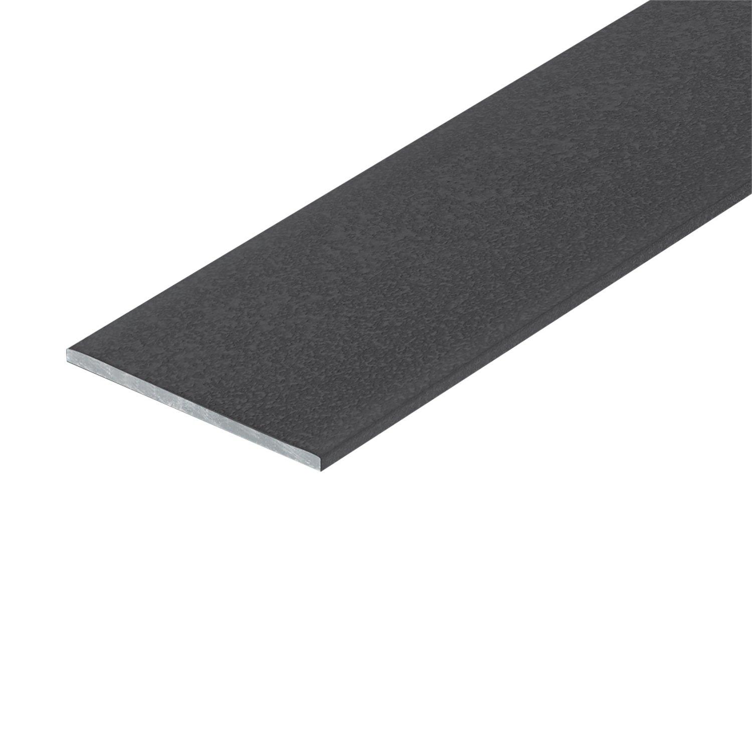 Schluter Schiene Edge Trim 1/2in. Aluminum Light Anthracite