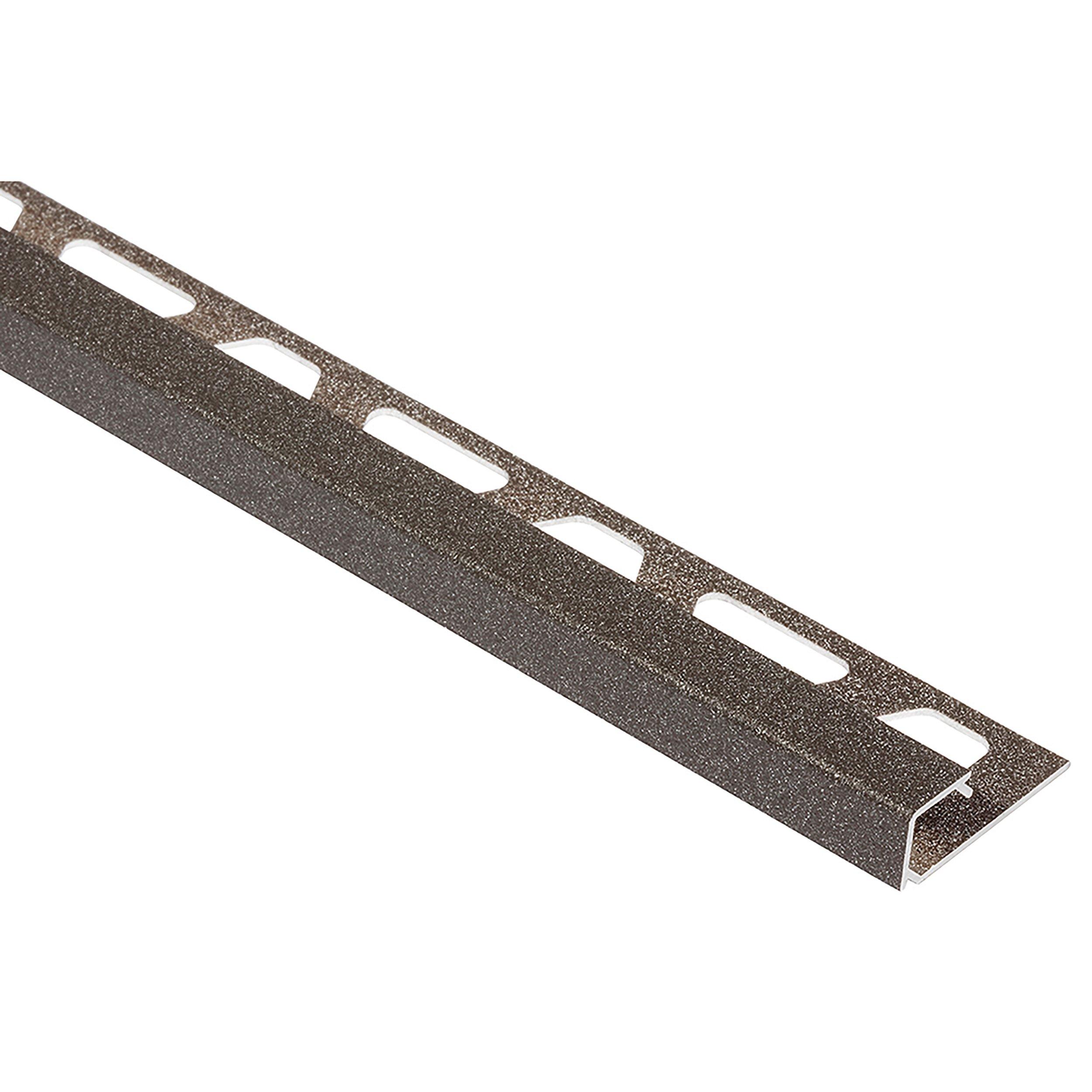 Schluter Quadec Square Edge Trim 5/16in. Aluminum Lt Anthracite