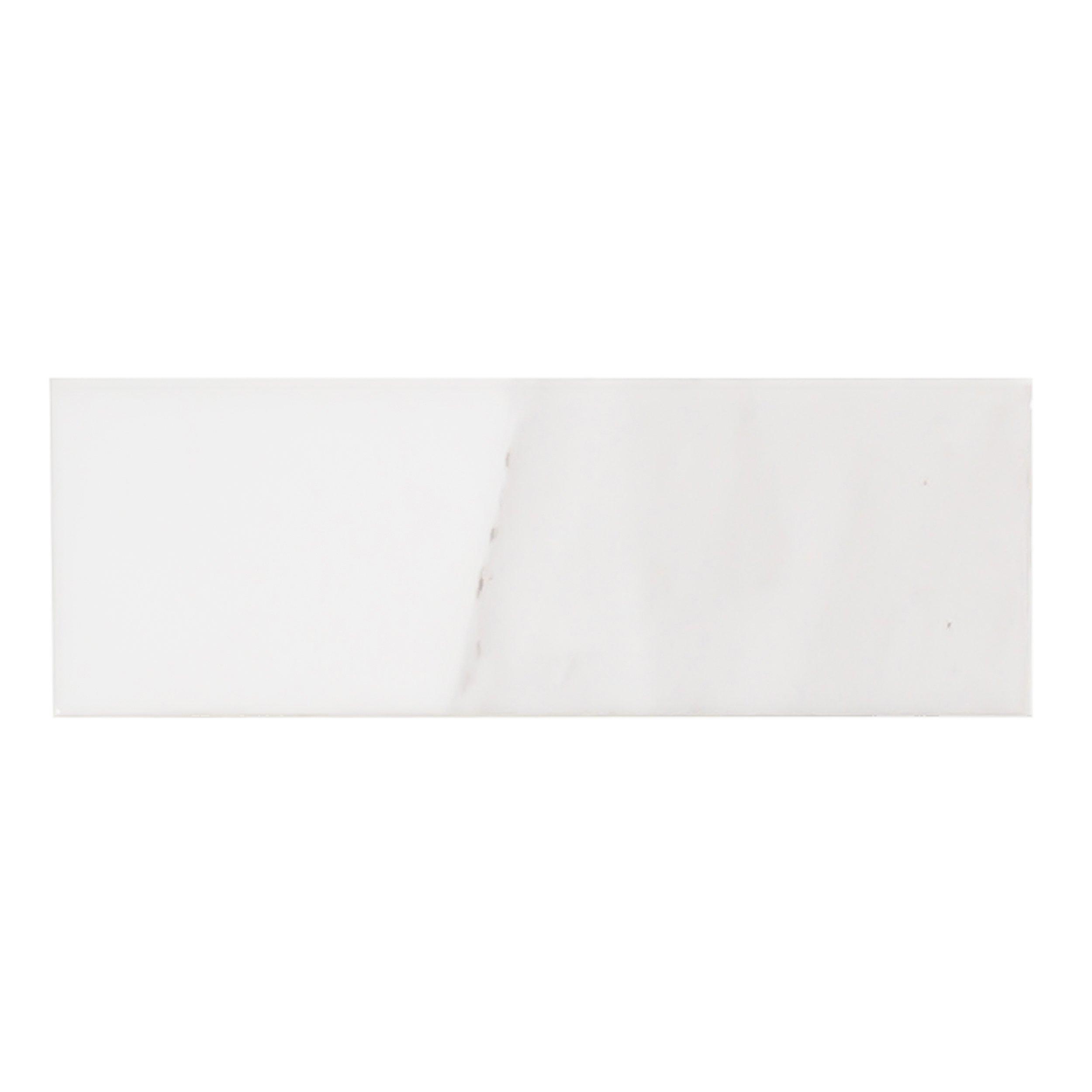 Marble Art Polished Ceramic Bullnose