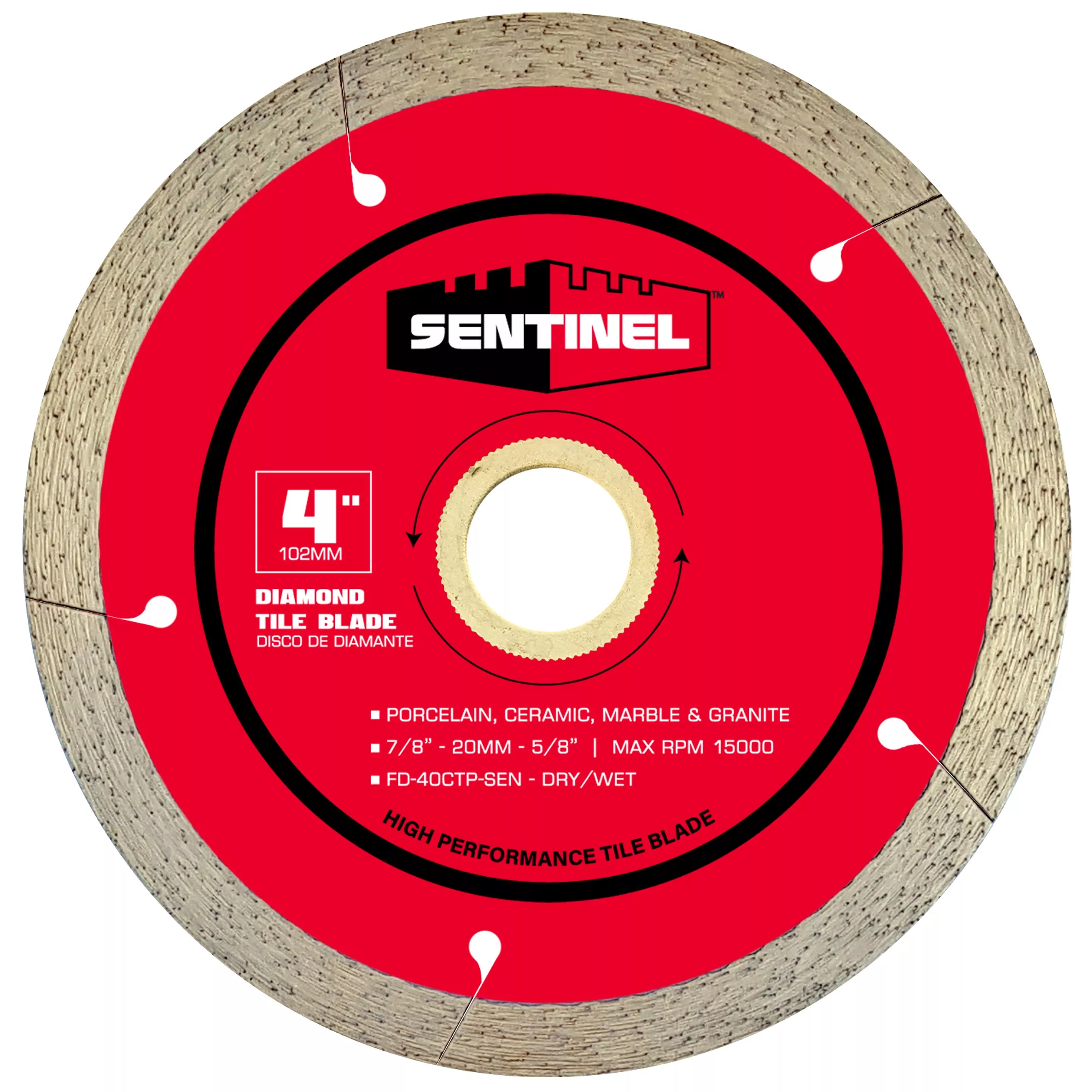 Sentinel 4in. Tile Diamond Blade