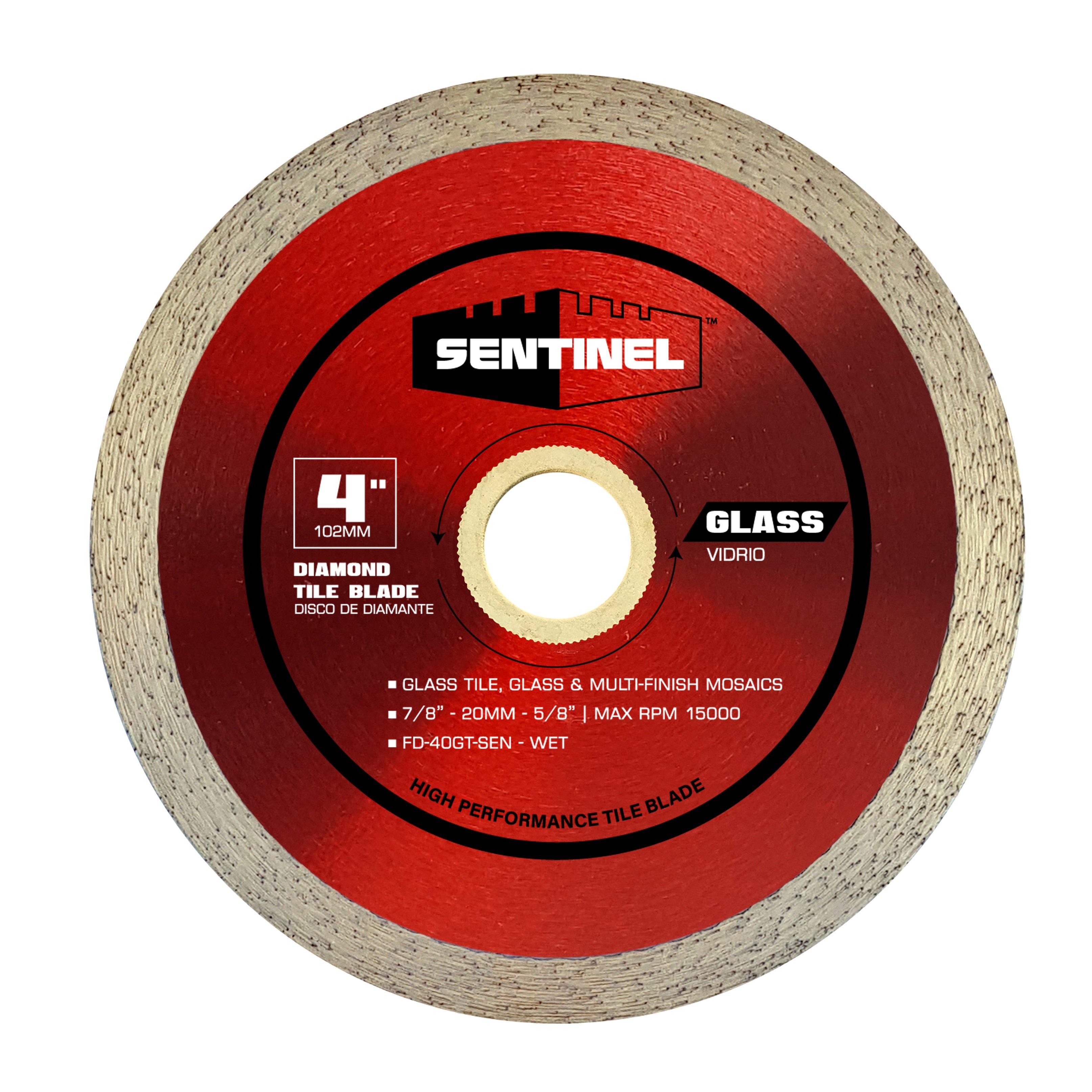 Sentinel 4in. Glass Tile Diamond Blade