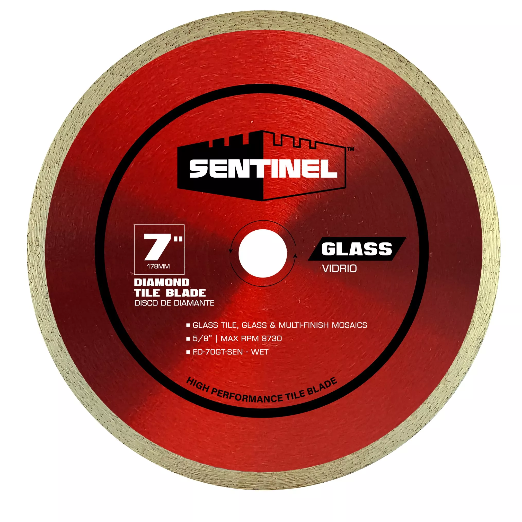 Sentinel 7in. Glass Tile Blade Floor and Decor