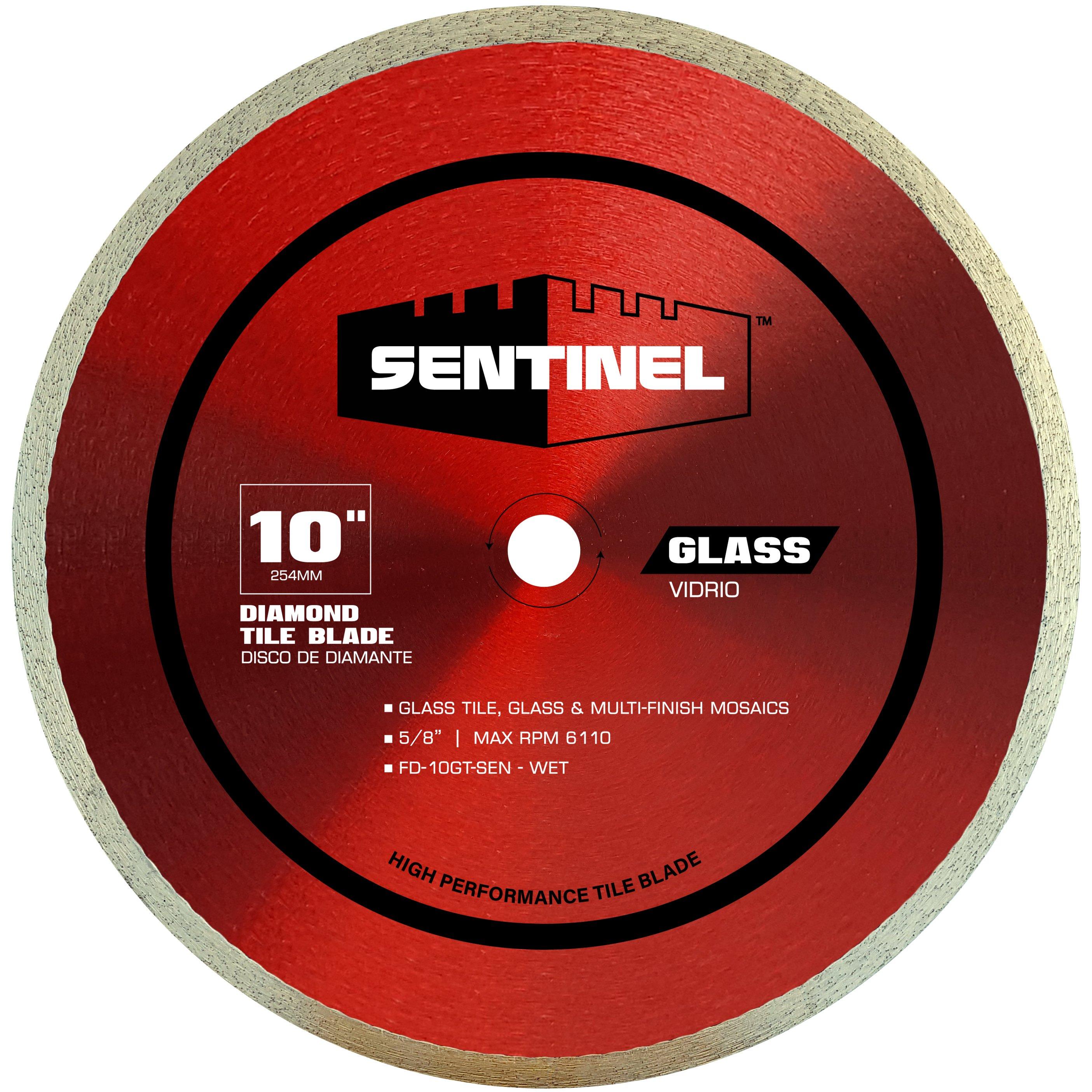 Sentinel 10in. Glass Tile Diamond Blade