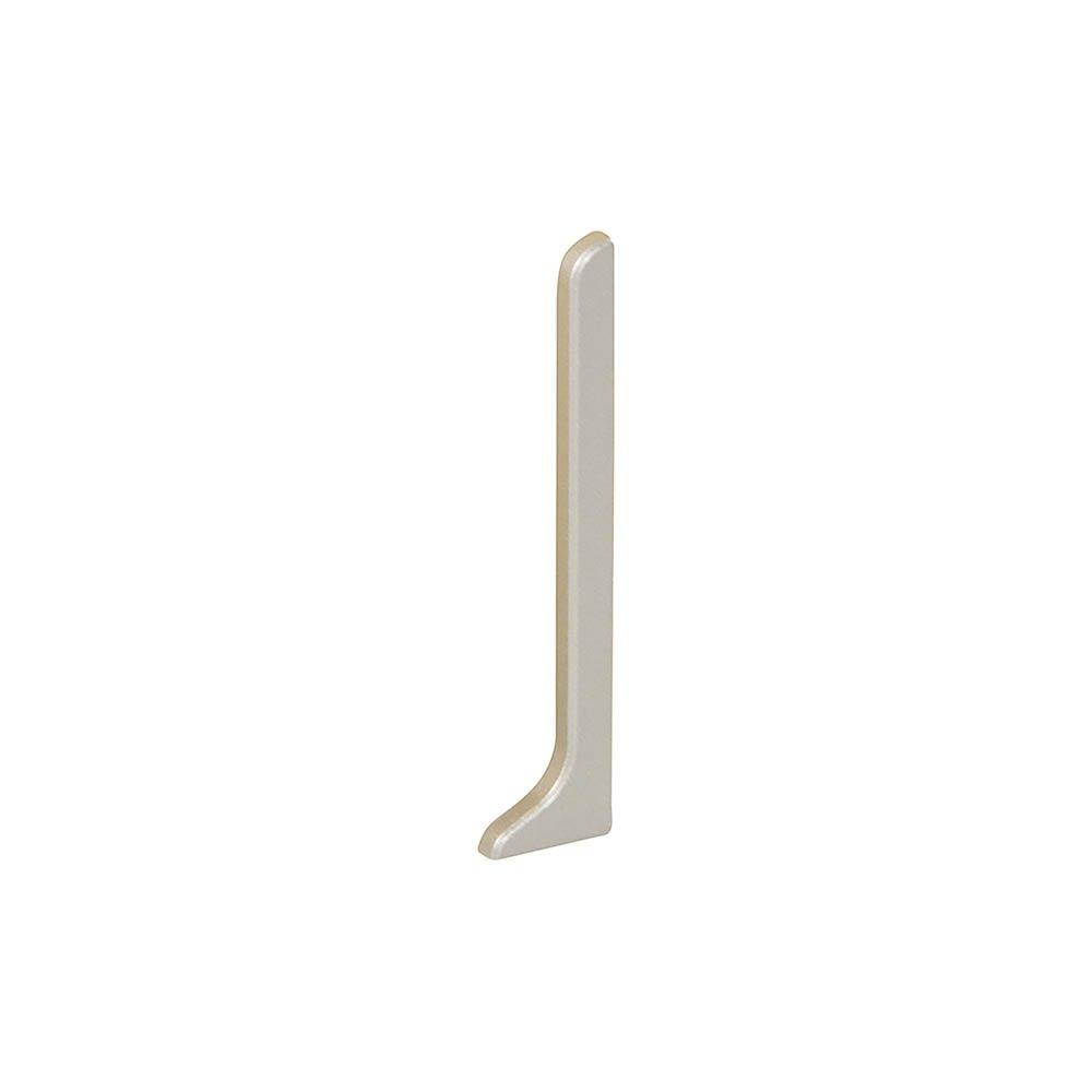 Schluter Designbase-Sl End Cap Left 2-3/8in. Aluminum Satin