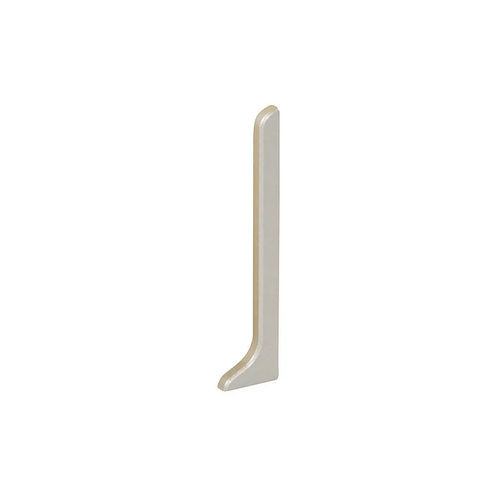 Schluter Designbase-Sl End Cap Left 2-3/8in. Aluminum Satin