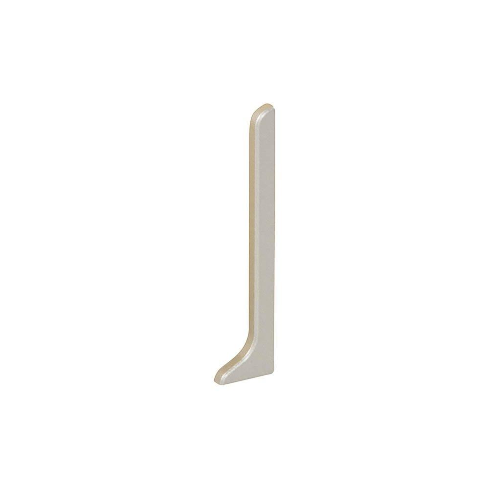 Schluter Designbase-Sl End Cap Left 3-1/8in. Aluminum Satin