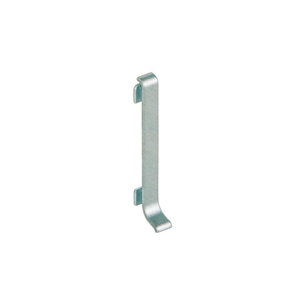 Schluter Designbase-Sl Connector 2-3/8in. Aluminum Brushed Stainless Look