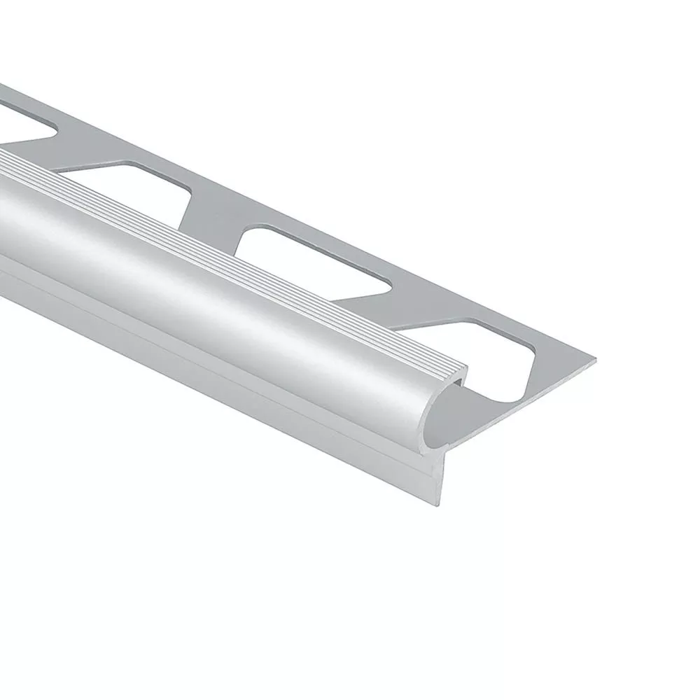 Schluter Trep-Fl Stair Trim 1/2in. Aluminum Satin