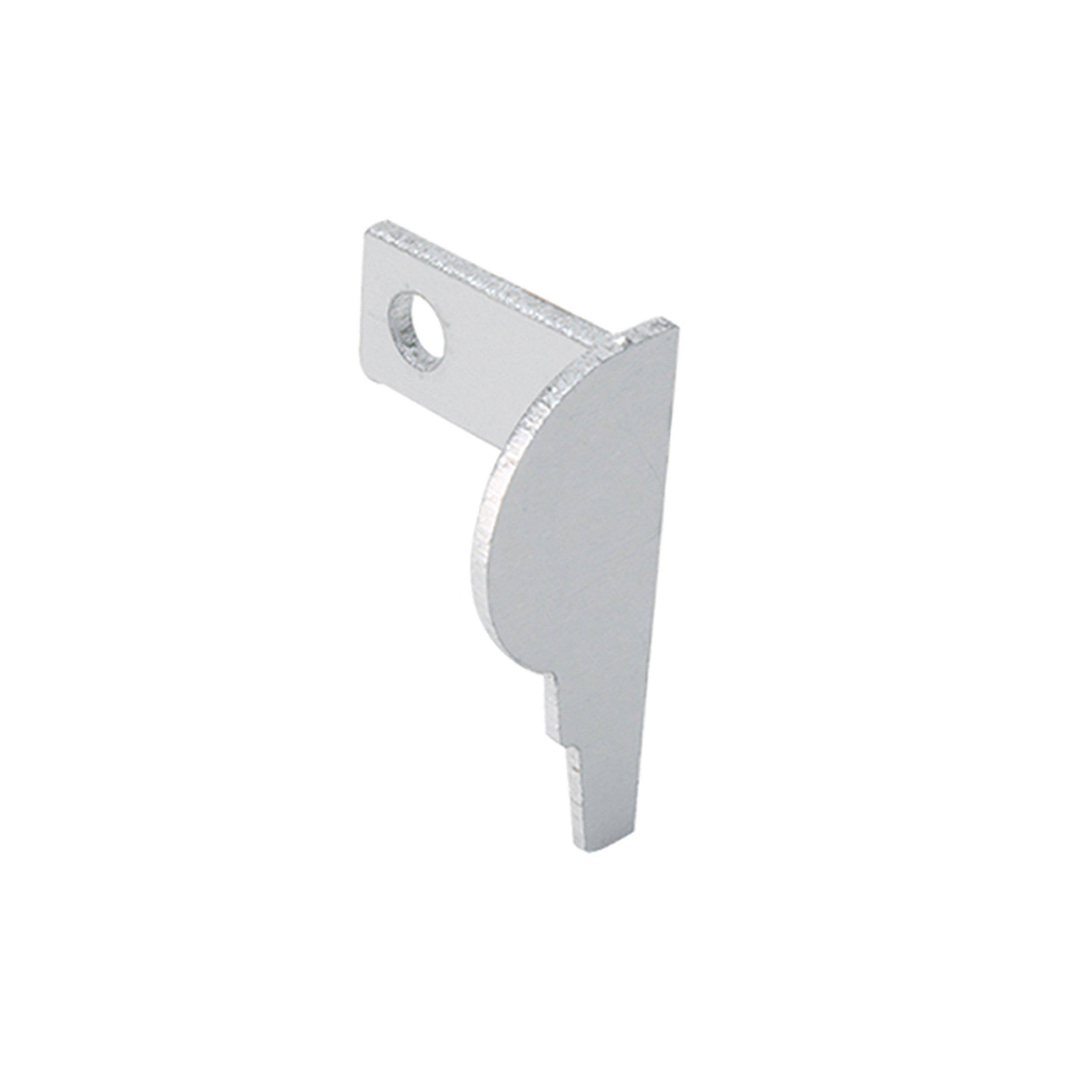 Schluter Trep-Fl End Cap Aluminum Satin