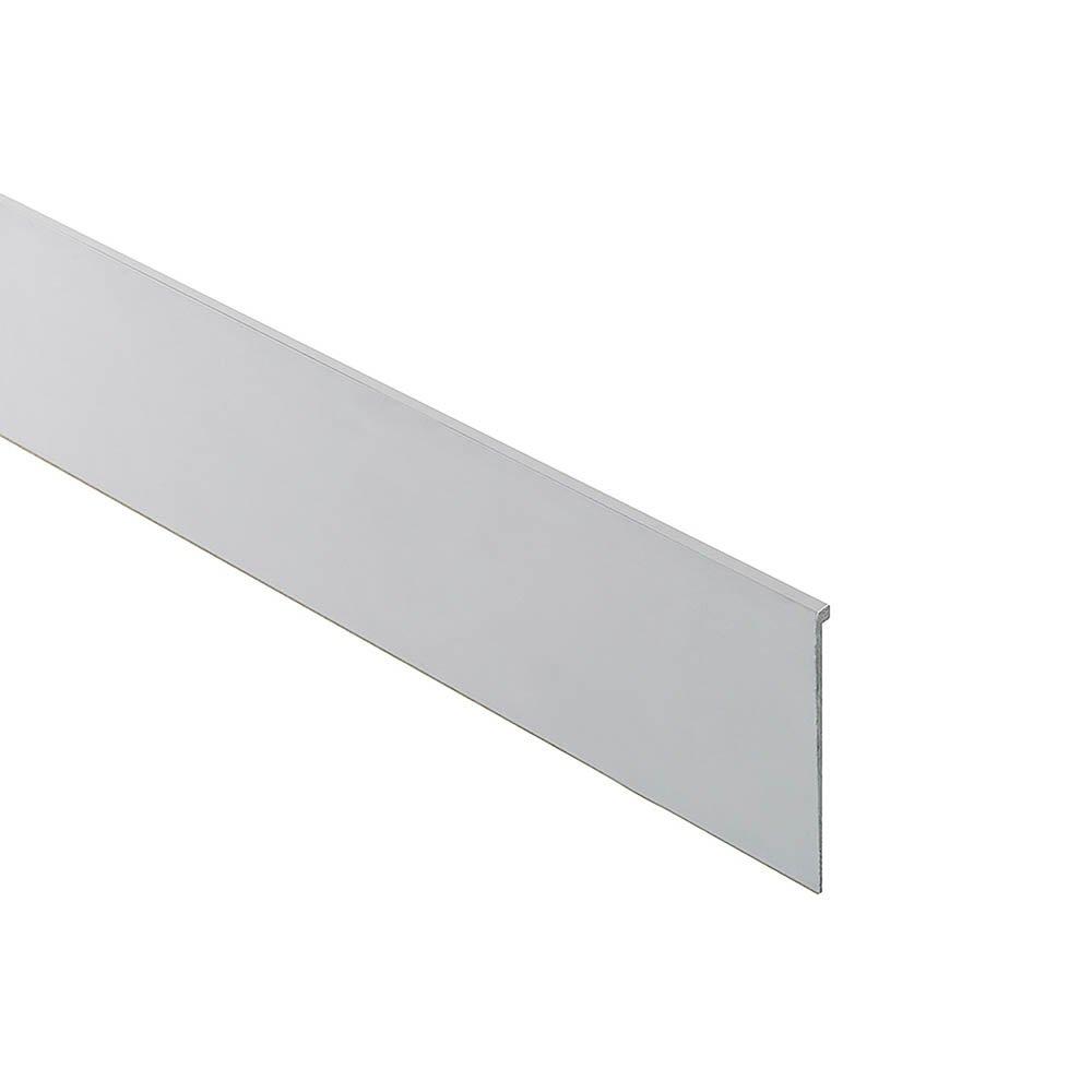 Schluter Trep-Tap 2in. Stair Riser Aluminum Satin