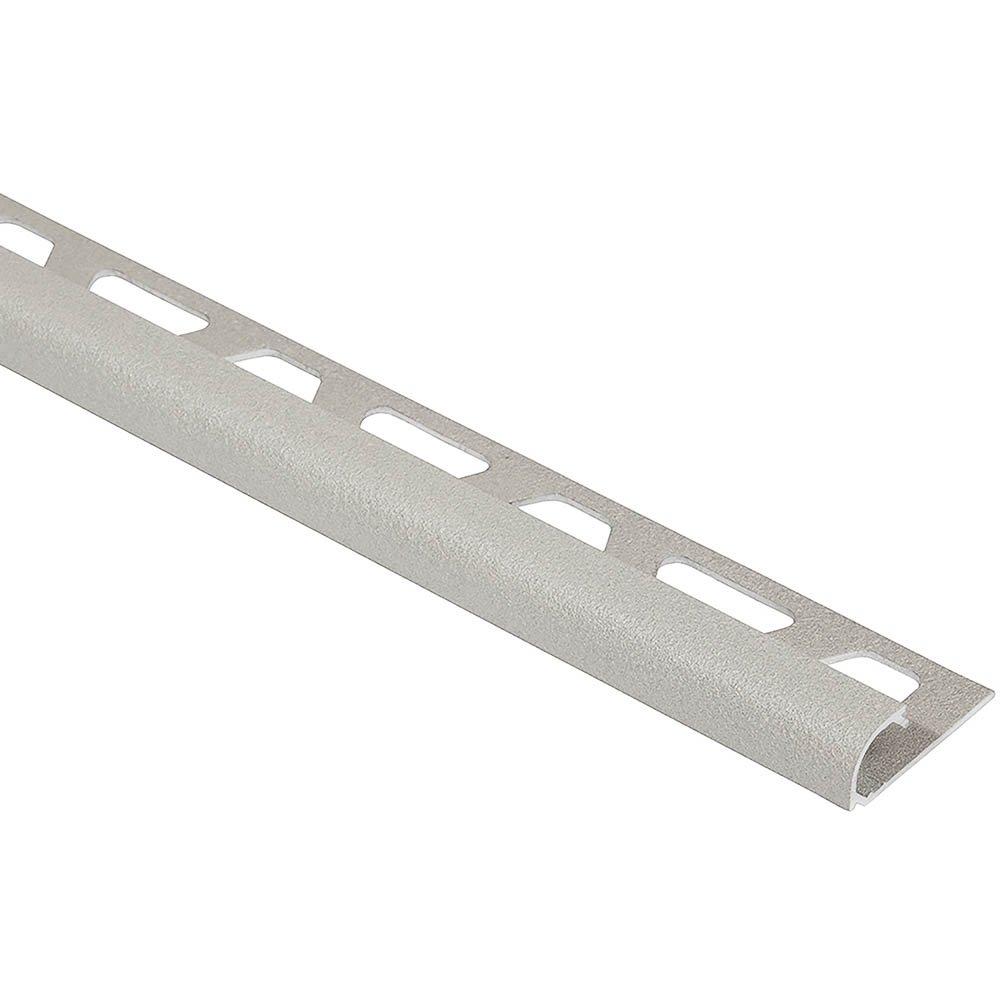 Schluter Rondec Bullnose Trim 5/16in. Textured Color Coated Aluminum&nbsp;
