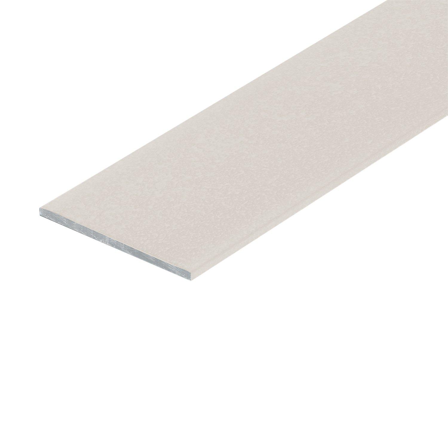 Schluter Rondec Bullnose Trim 1/2in. Aluminum Ivory