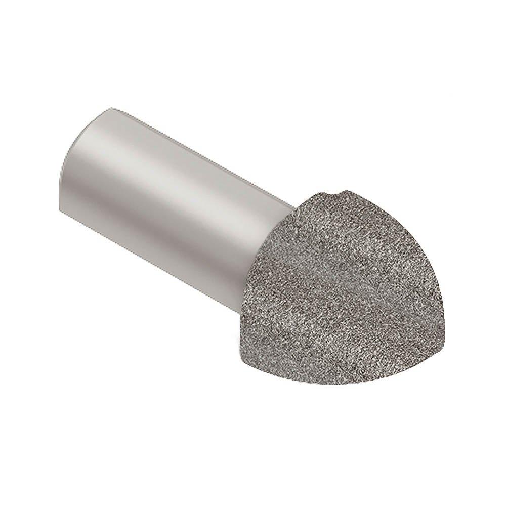 Schluter Rondec Out Corner 1/4in. Aluminum Stone Grey