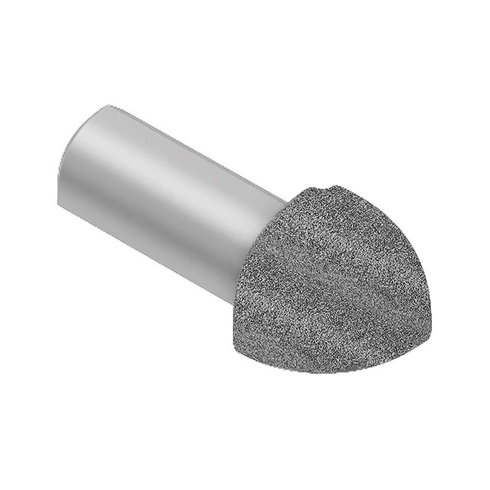 Schluter Rondec Out Corner 1/4in. Aluminum Pewter