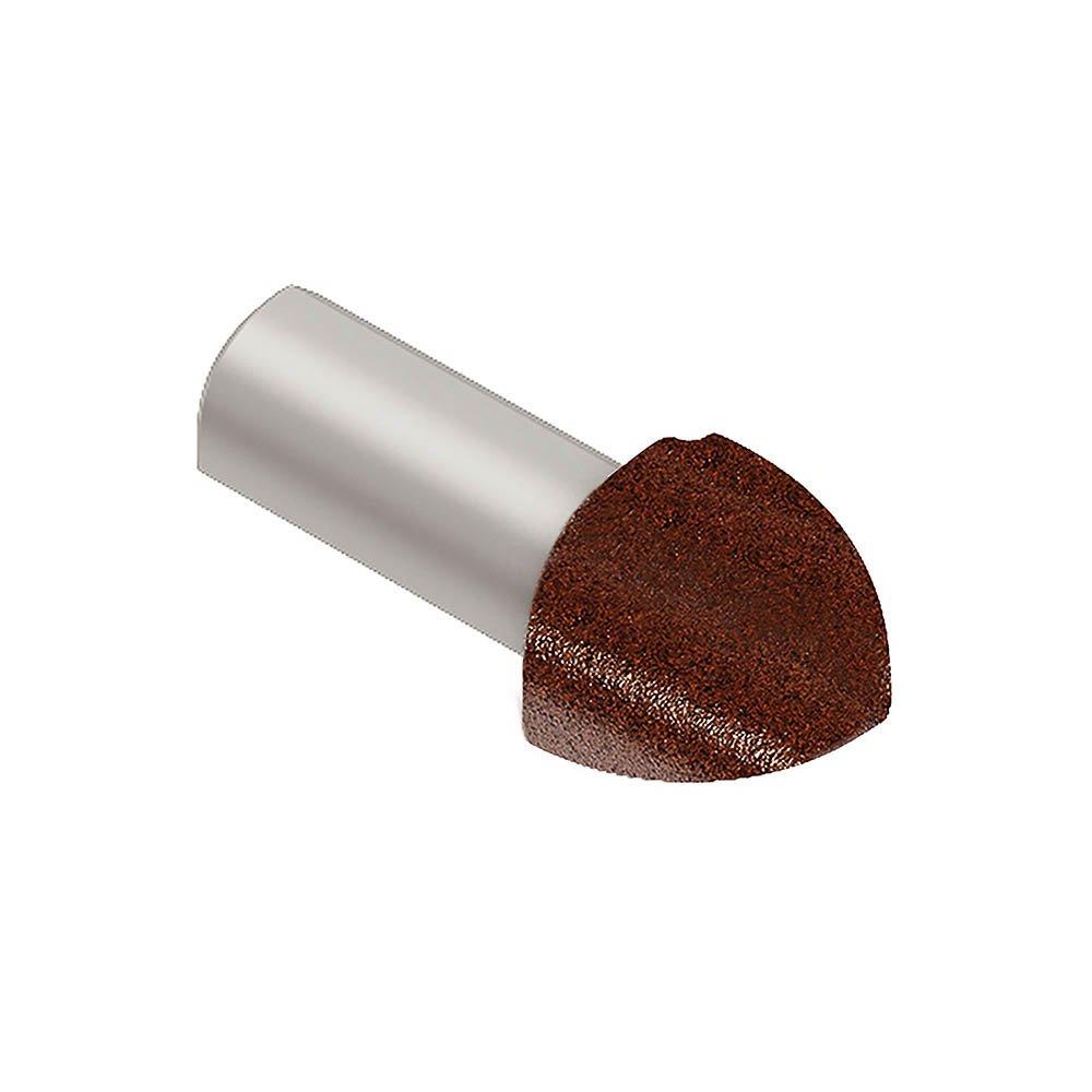 Schluter Rondec Out Corner 5/16in. Aluminum Rustic Brown