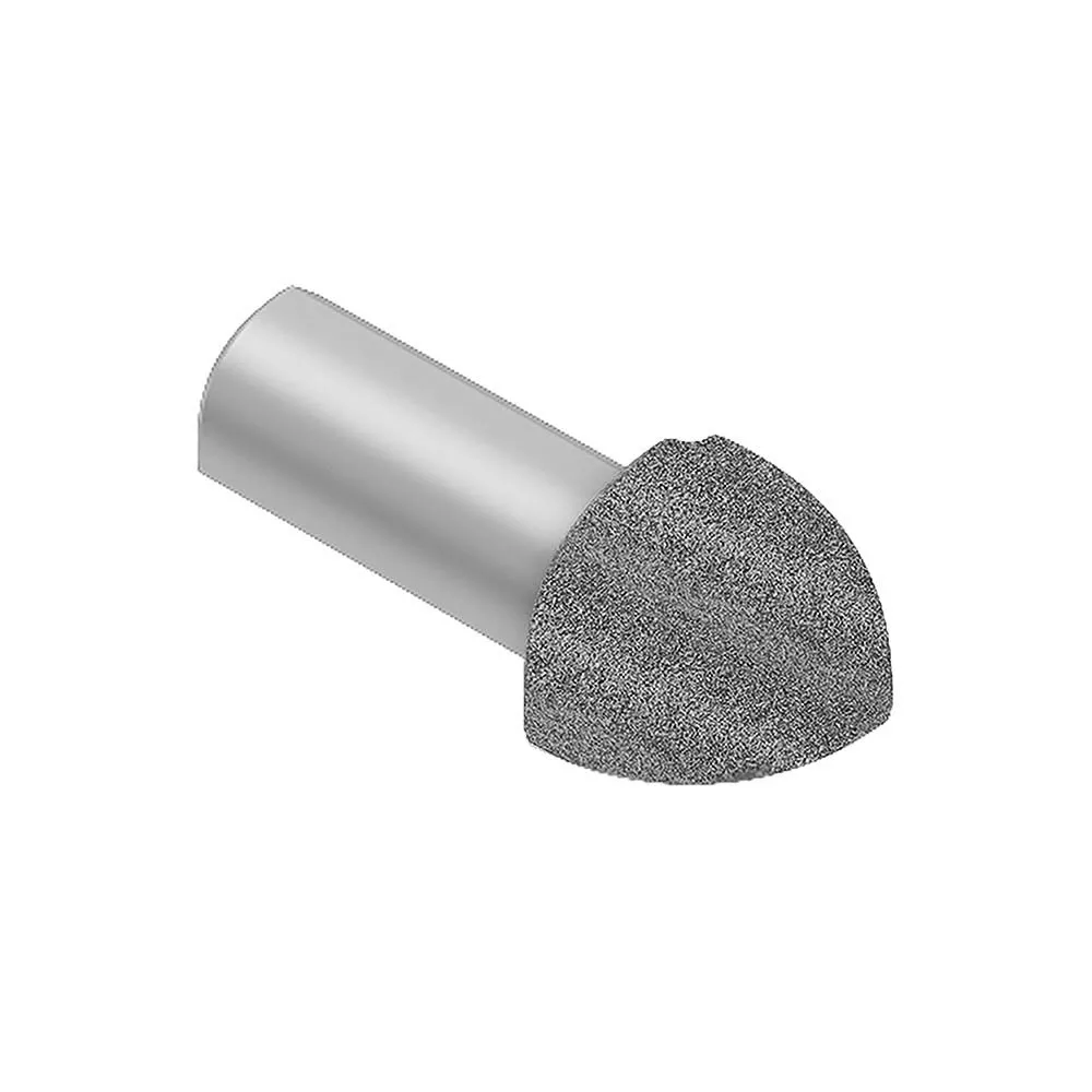 Schluter Rondec Out Corner 7/16in. Aluminum Pewter