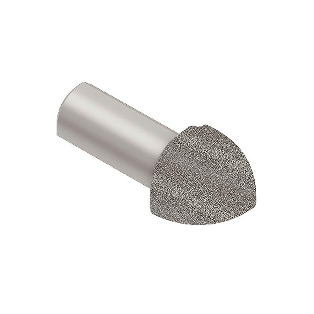 Schluter Rondec Out Corner 1/2in. Aluminum Stone Grey