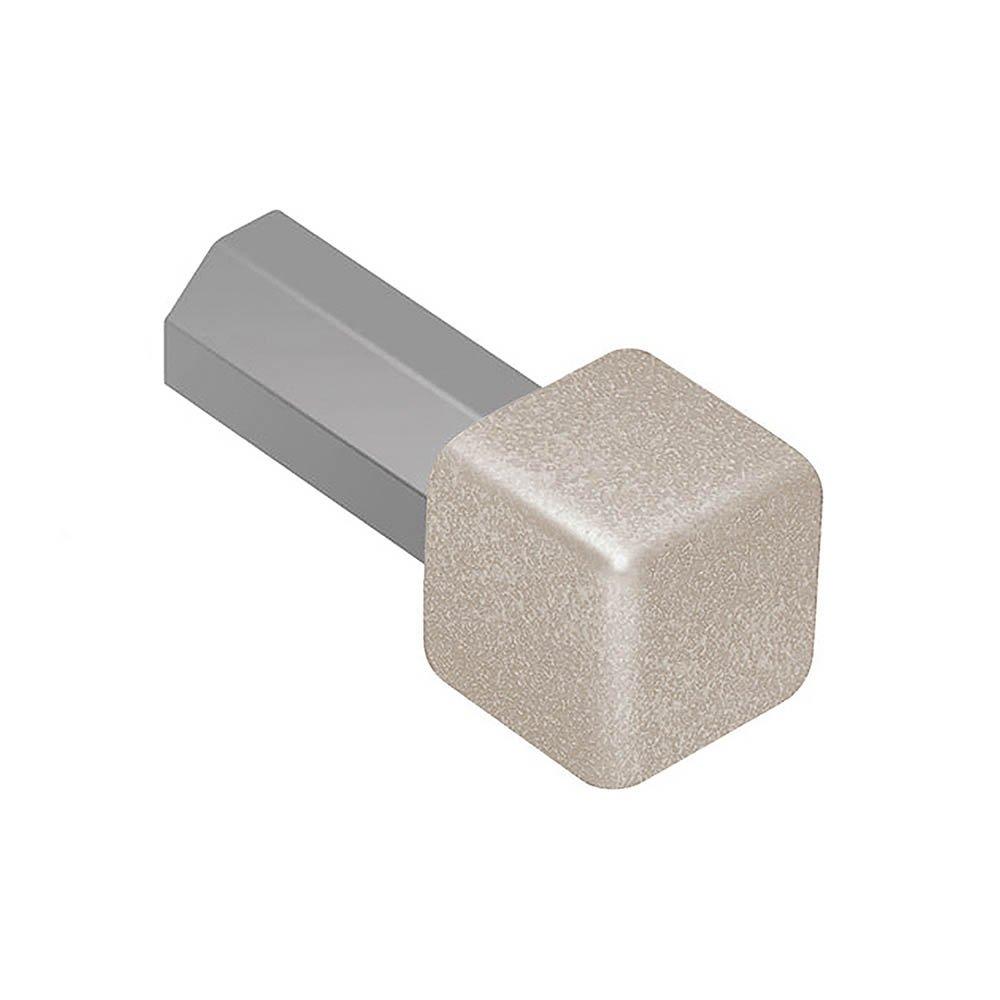 Schluter Rondec In Corner 7/16in. Aluminum Cream