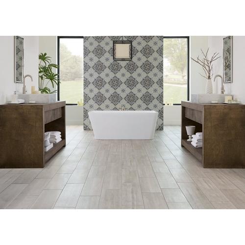 Ronne Gris Wood Plank Ceramic Tile 8 X 24 100414879 Floor And Decor