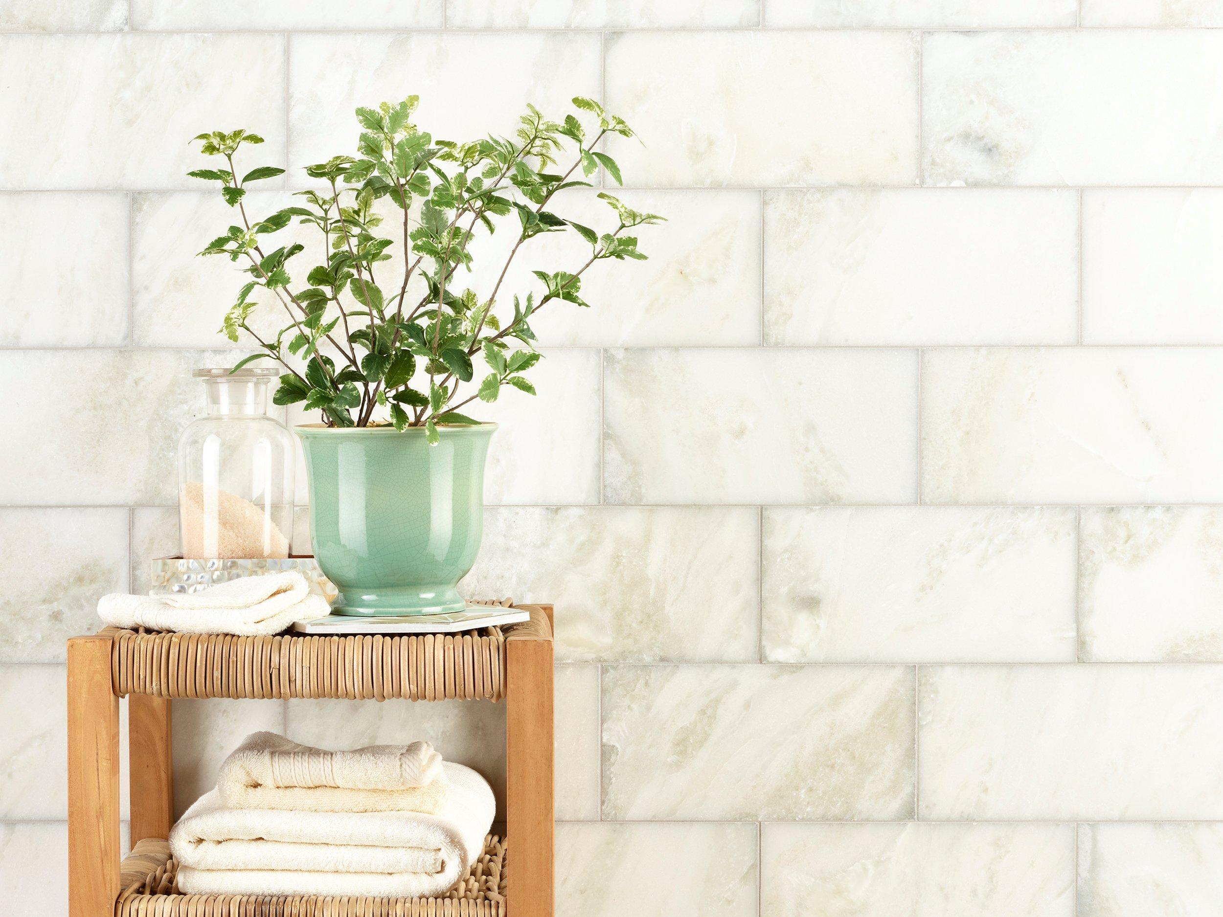 Sahara Carrara Polished Marble Tile