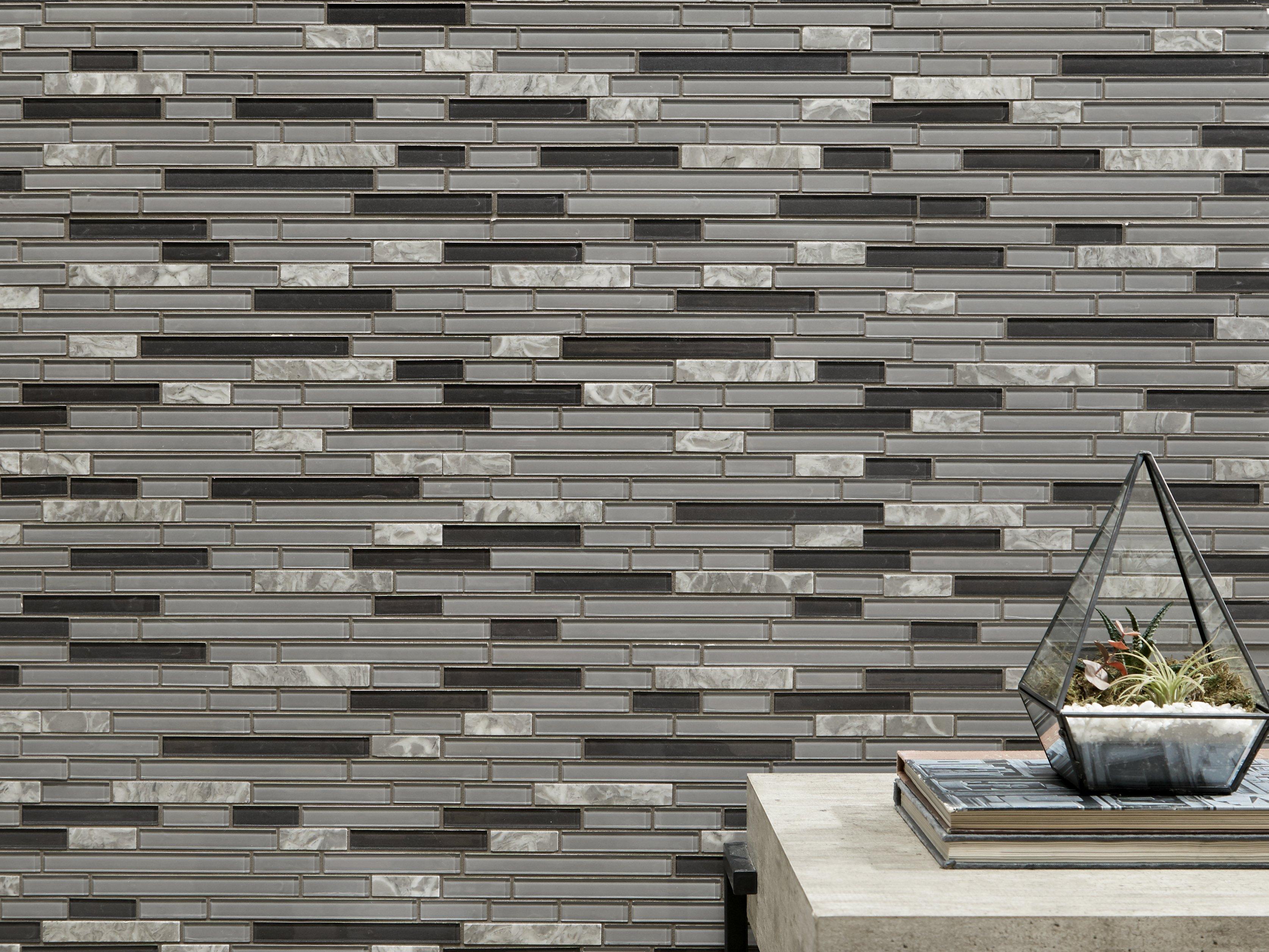 Chelsea Gray Glass Mosaic