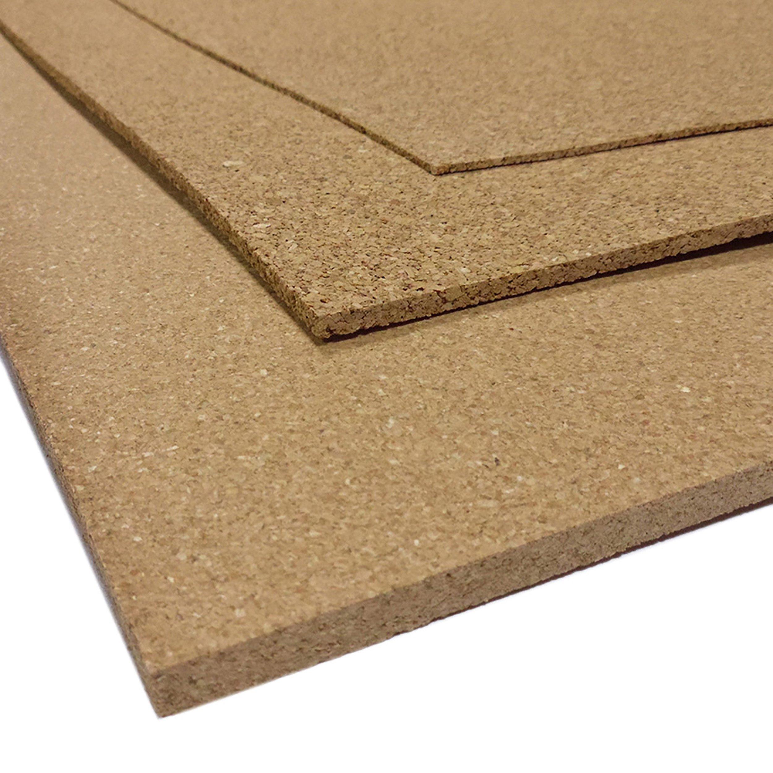 The Felt Store: Cork Sheets 1/2 inch Thick, 12 x 36 inches, Thick Cork  Boards for Wall, Flooring Underlay, and Tiles for Bulletin Boards – 5 Piece  Set