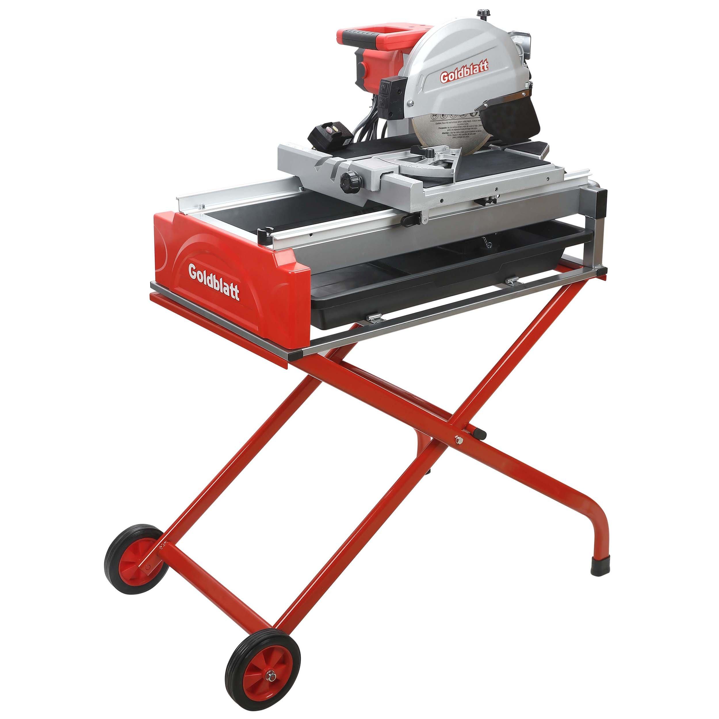 Goldblatt wet store tile saw