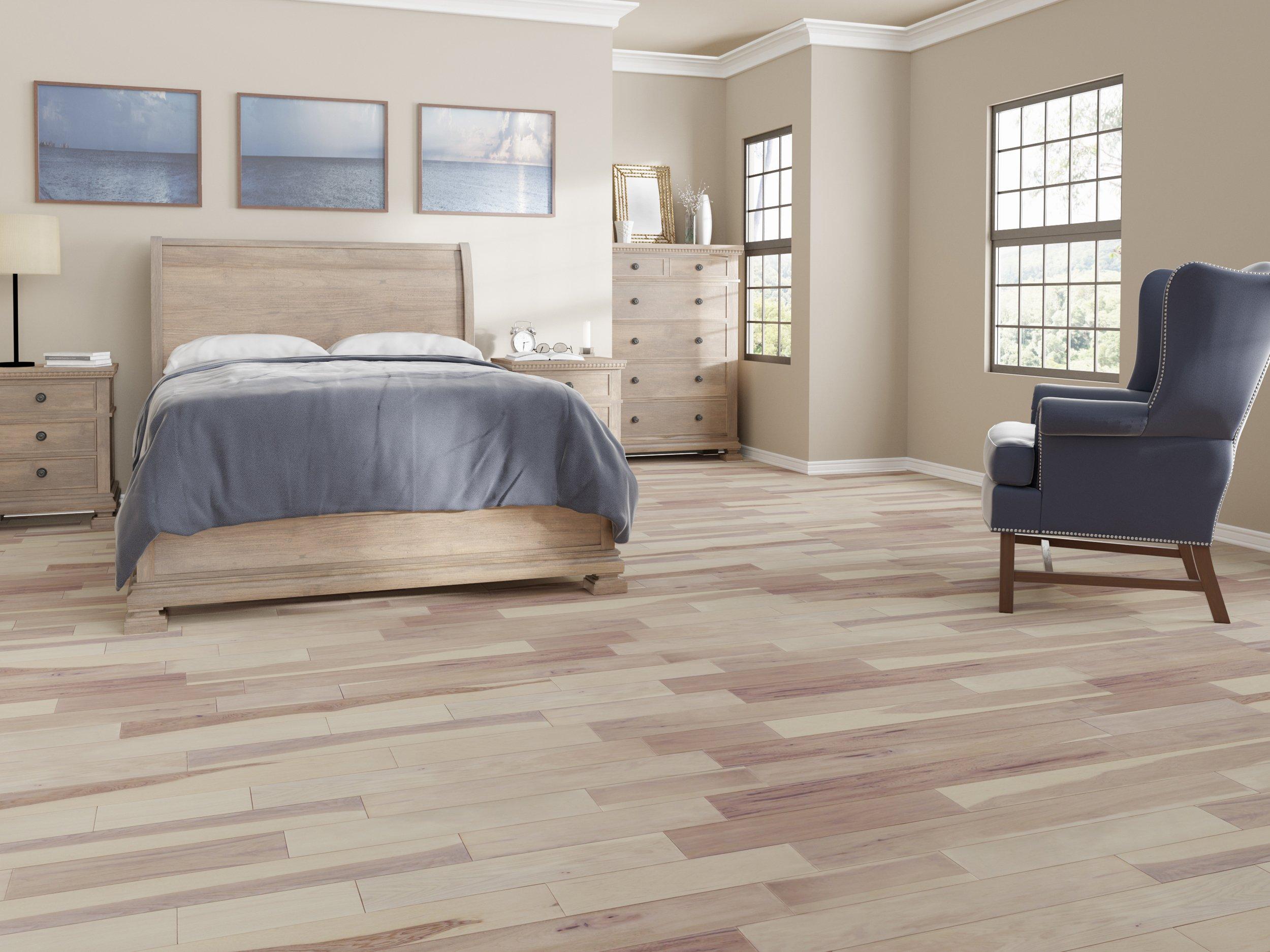 Salt Creek Hickory Wire Brushed Solid Hardwood
