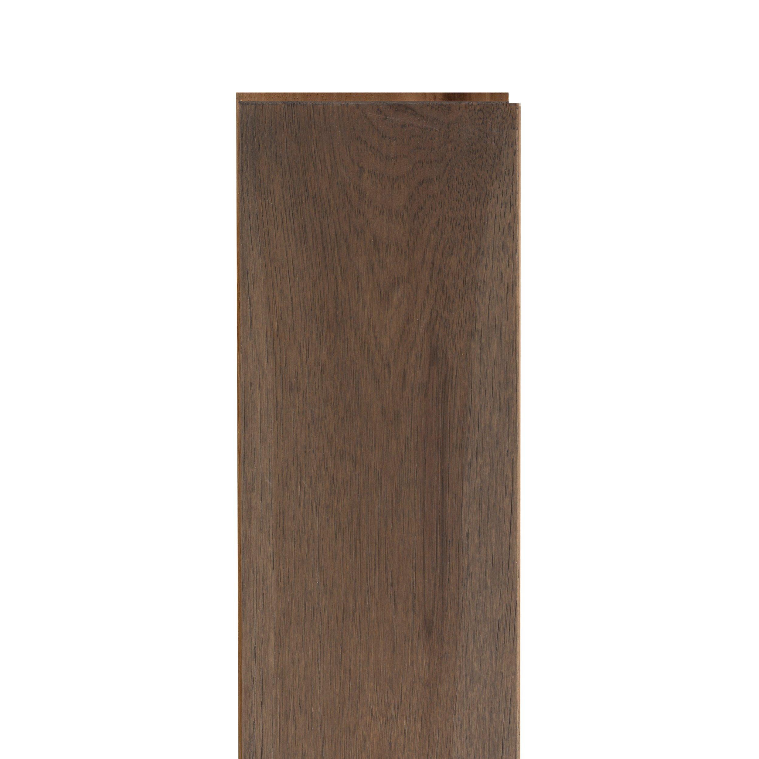 Cobblestone Hickory Wire Brushed Solid Hardwood