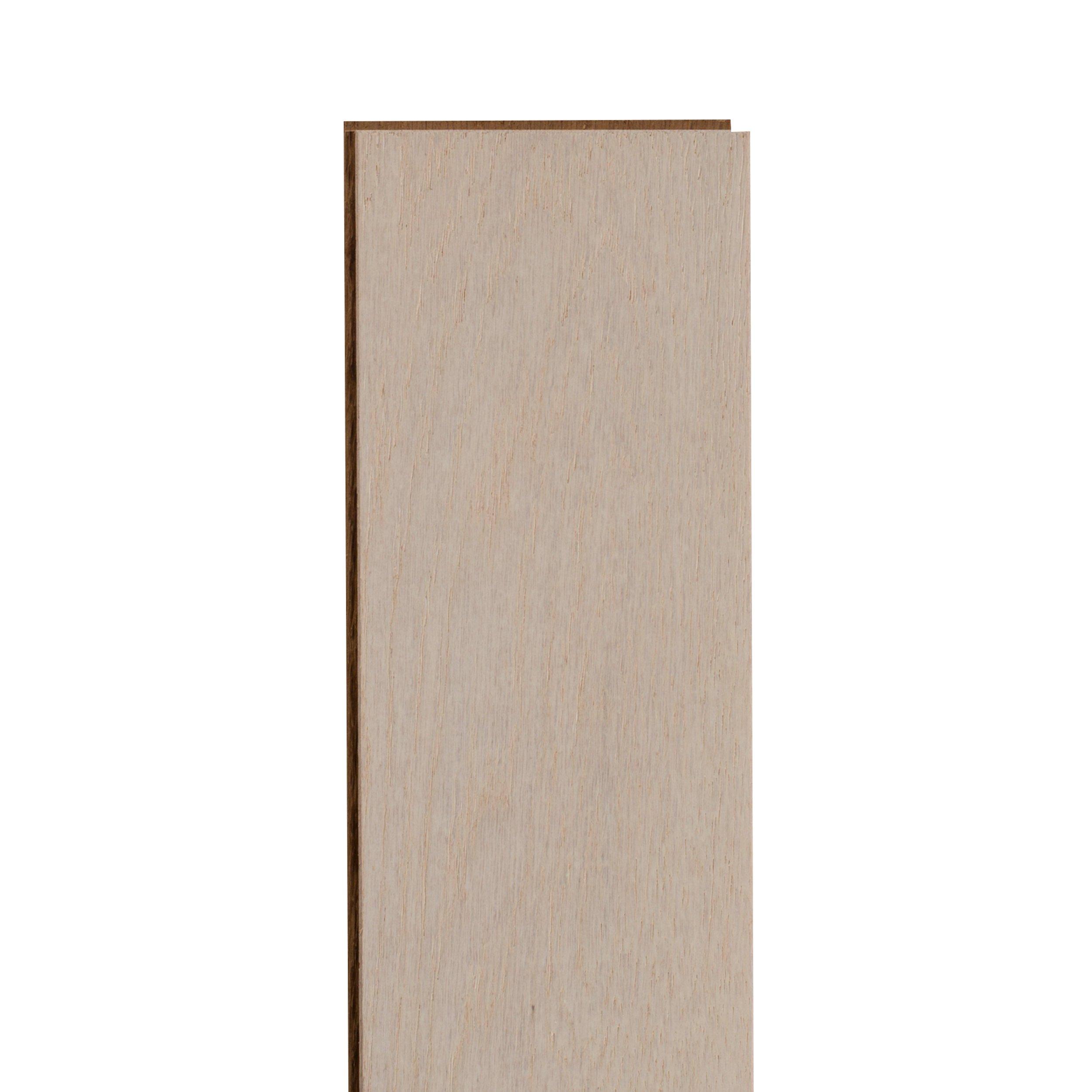 Farmhouse White Oak Wire Brushed Solid Hardwood