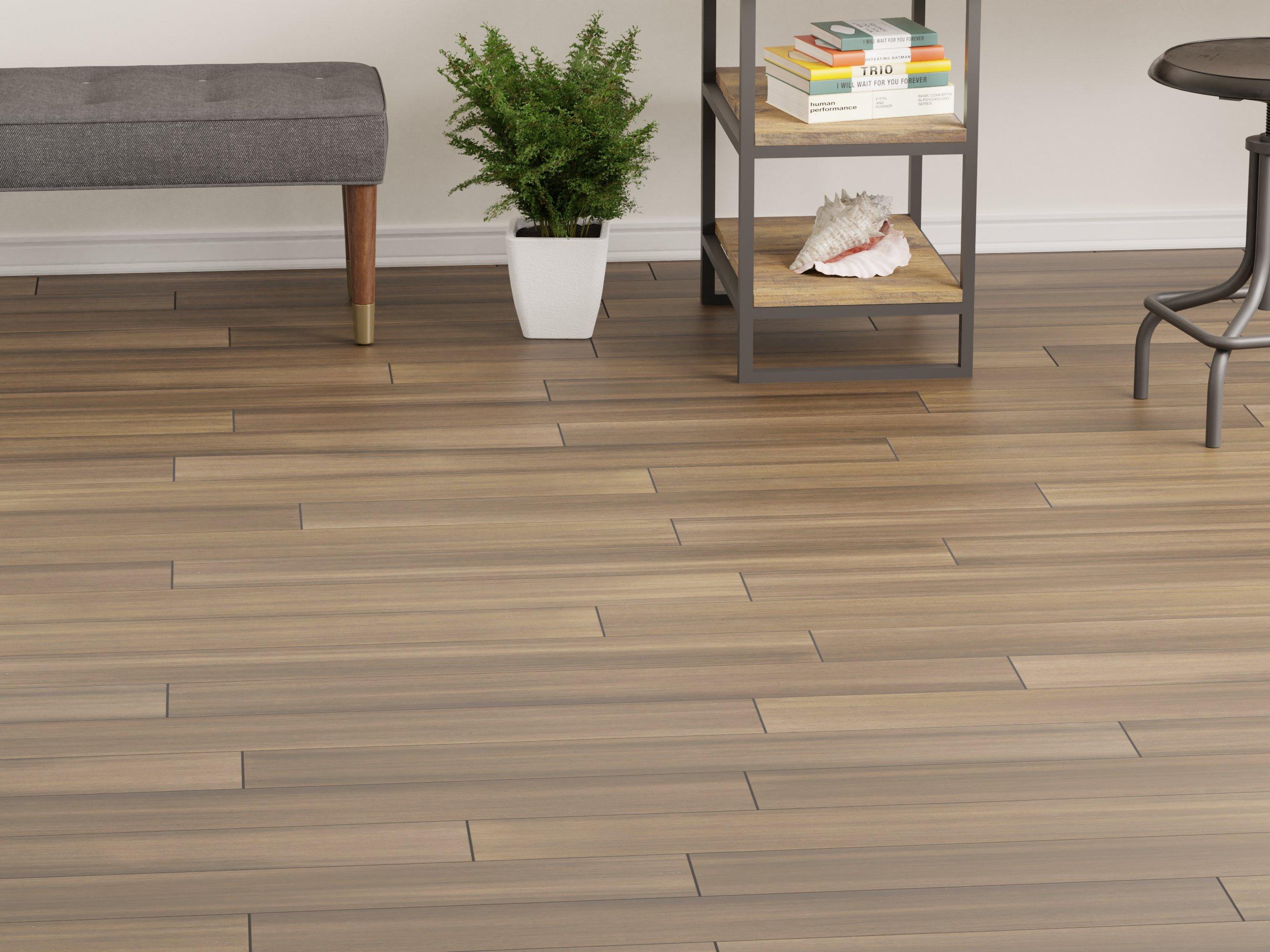 Bamboo wood texture wood effect vinyl flooring