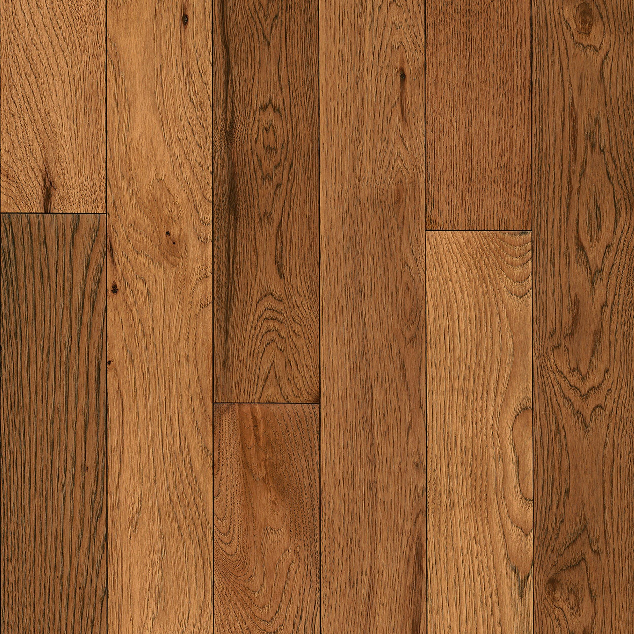 Copper Canyon Hickory Wire Brushed Solid Hardwood