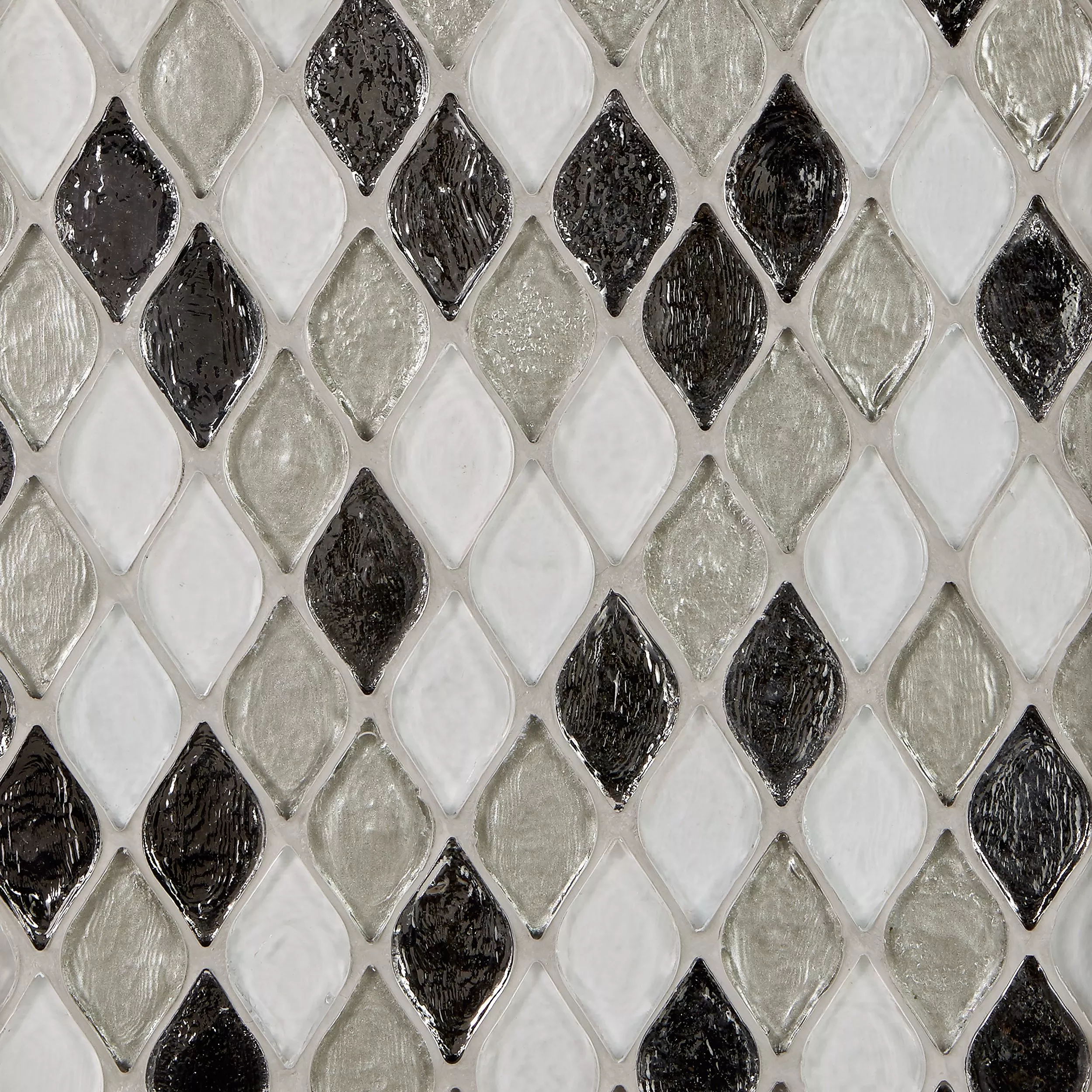 Monaco Pewter Glass Mosaic