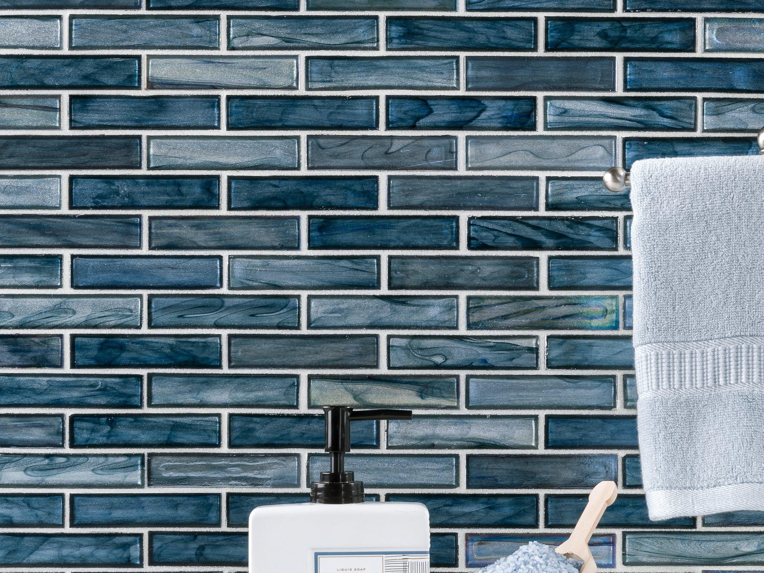 Moody Blues Glass Mosaic