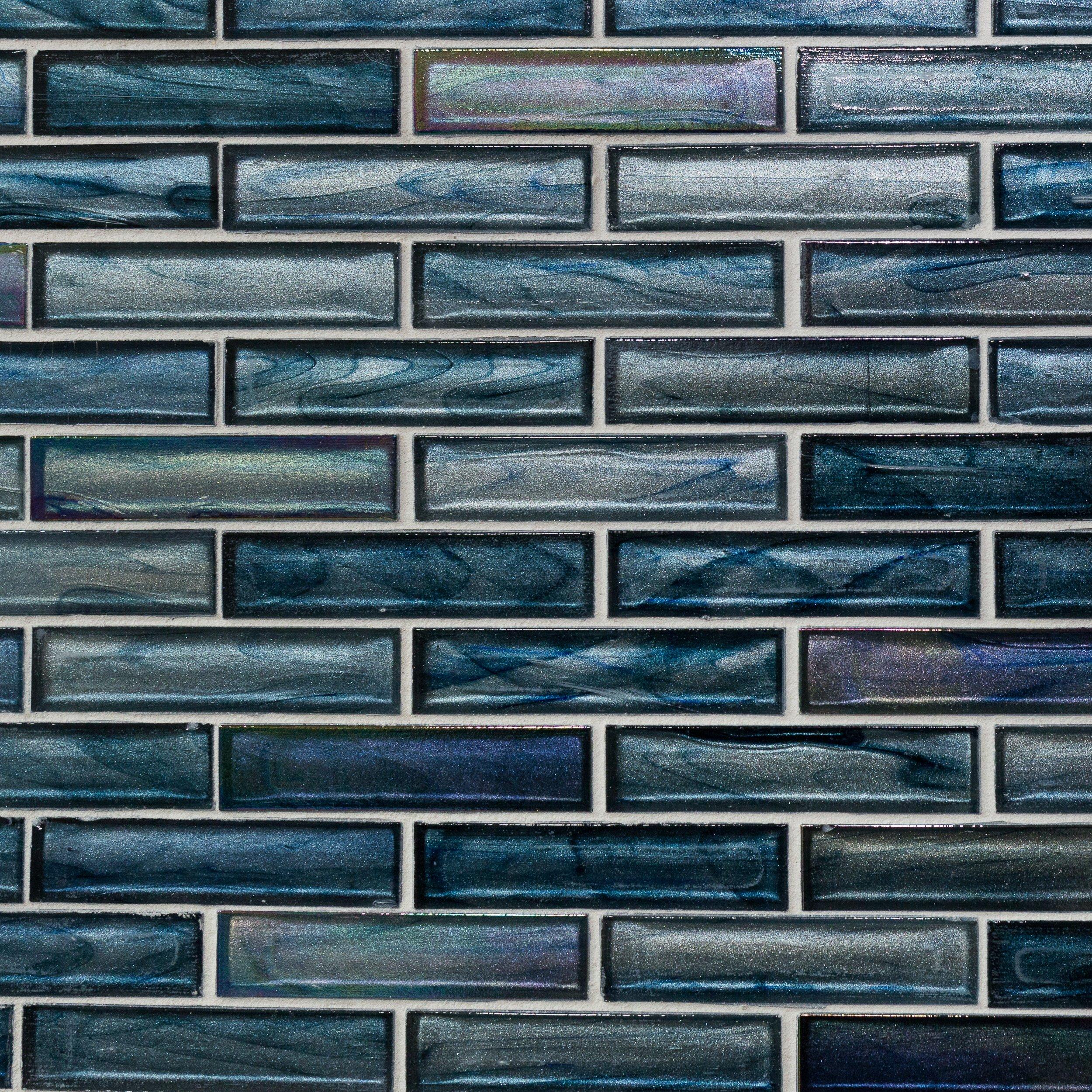 Moody Blues Glass Mosaic
