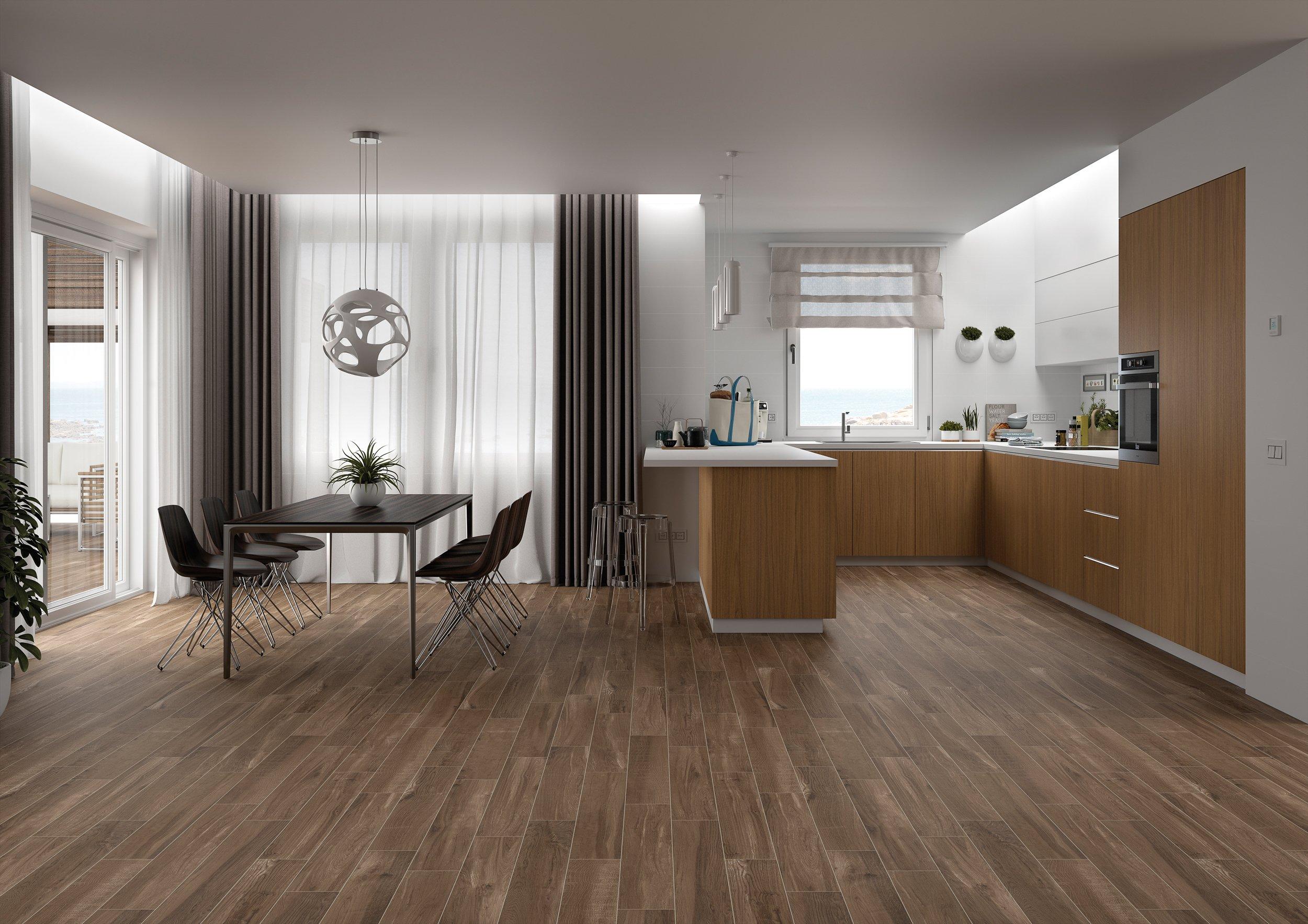 Ozark Pecan Wood Plank Porcelain Tile