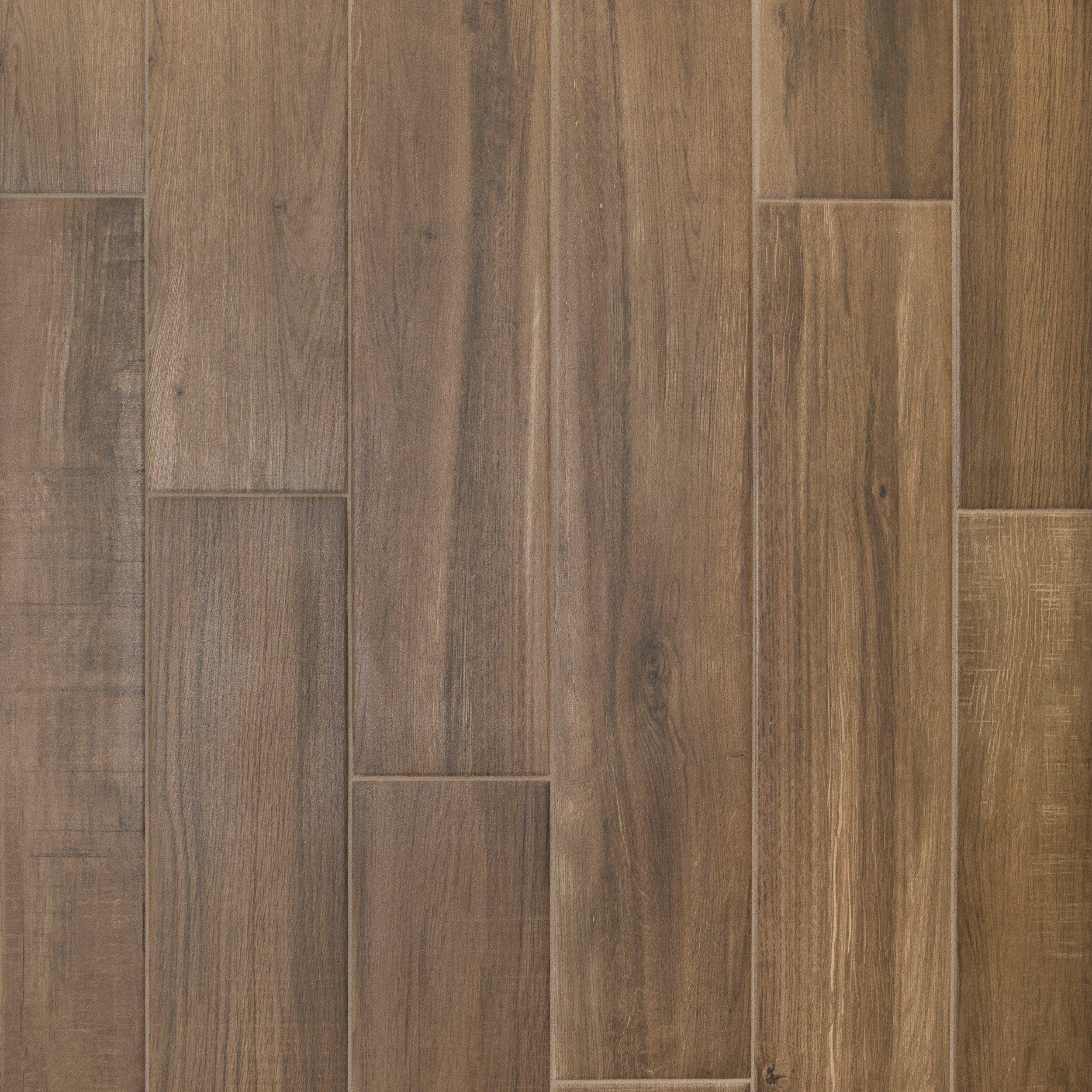 Ozark Pecan Wood Plank Porcelain Tile
