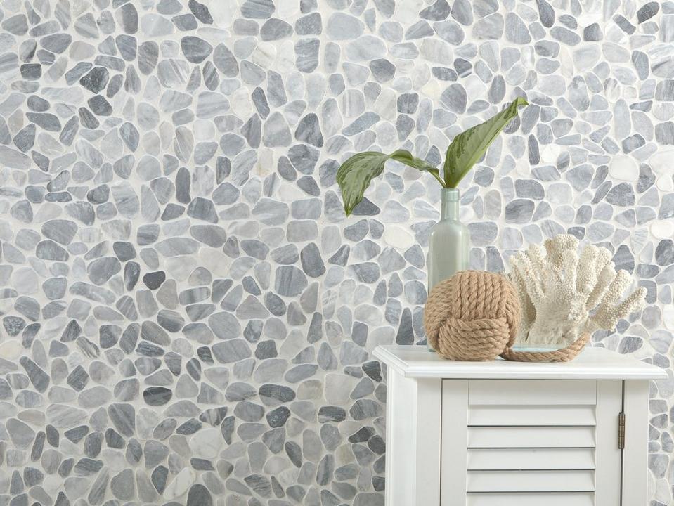 Pebblino Mosaici Ice Blue Pebblestone Mosaic Pebblino Mosaici Ice Blue Pebblestone Mosaic